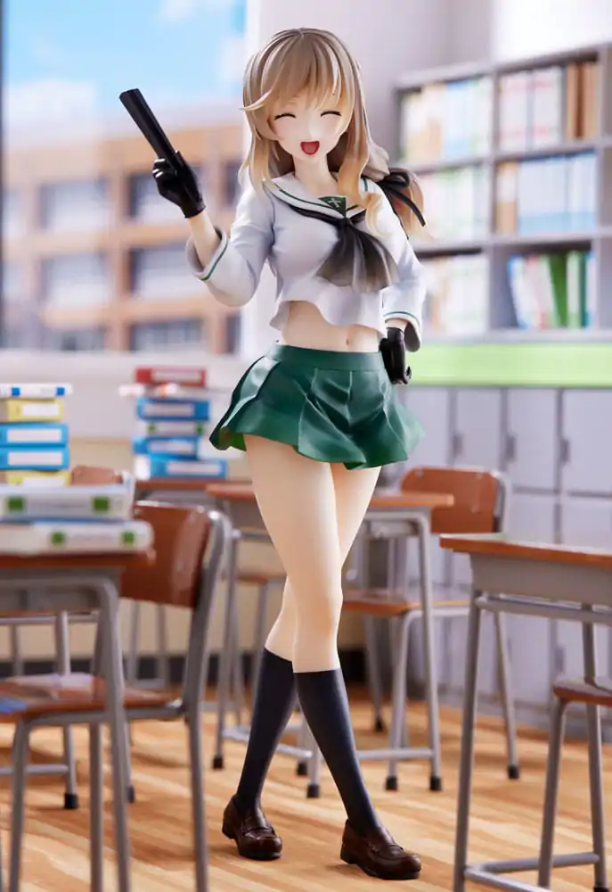 Oarai Girls High PVC soška 1/7 Chiyo Shimada 25 cm termékfotó