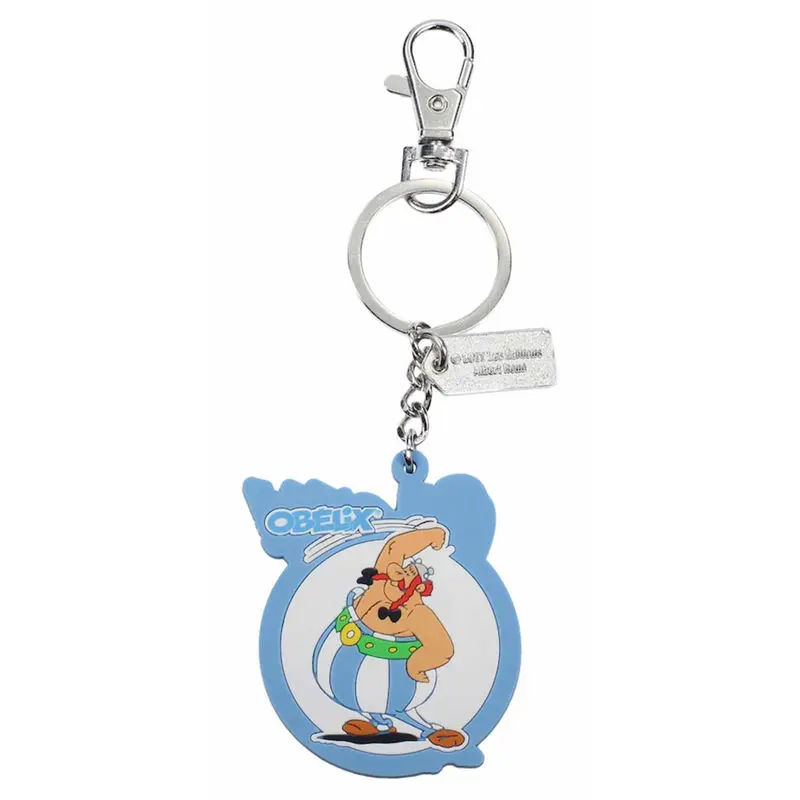 Obelix obojstranná gumená kľúčenka produktová fotografia