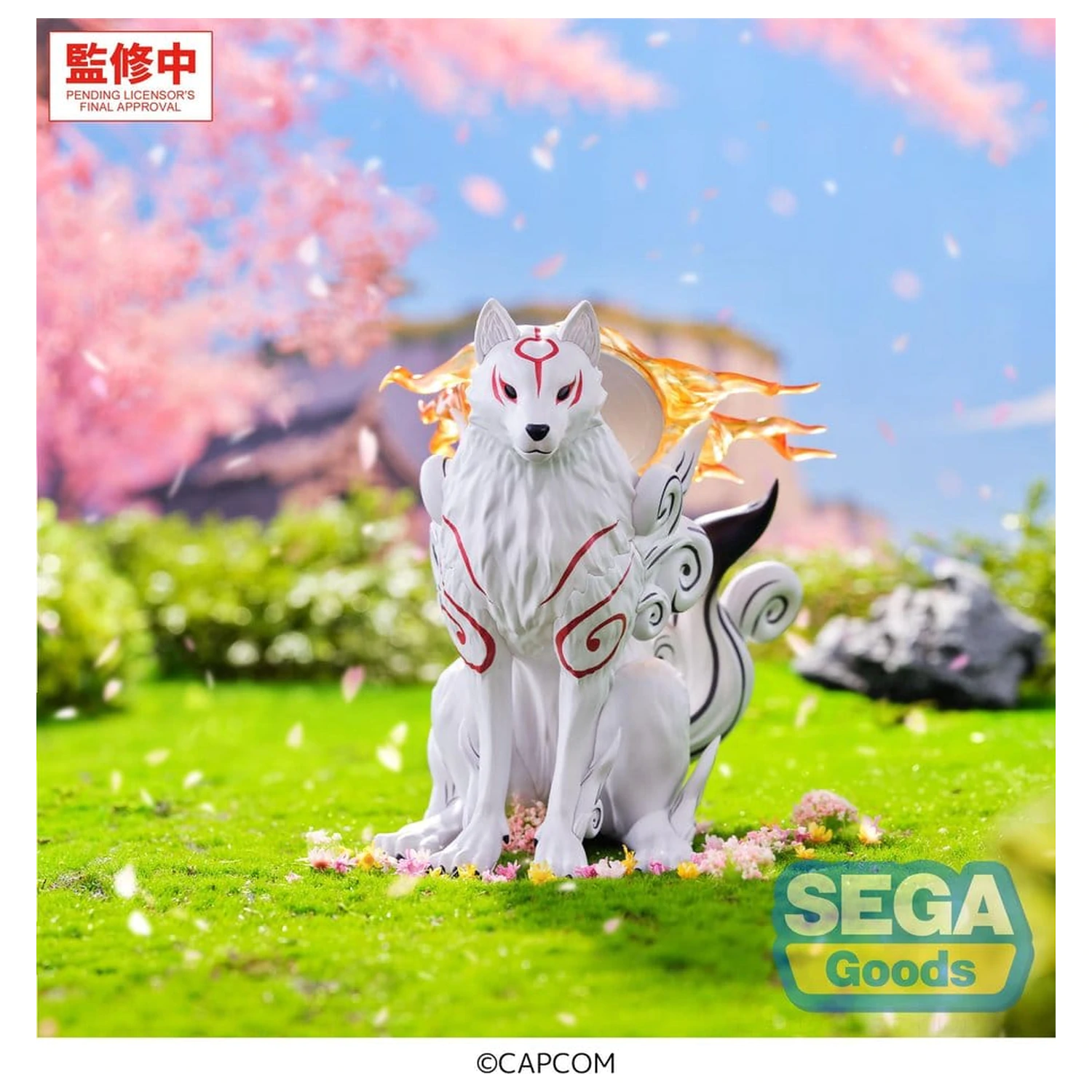 Okami High Premium Figure PVC figúrka Amaterasu 14 cm produktová fotografia