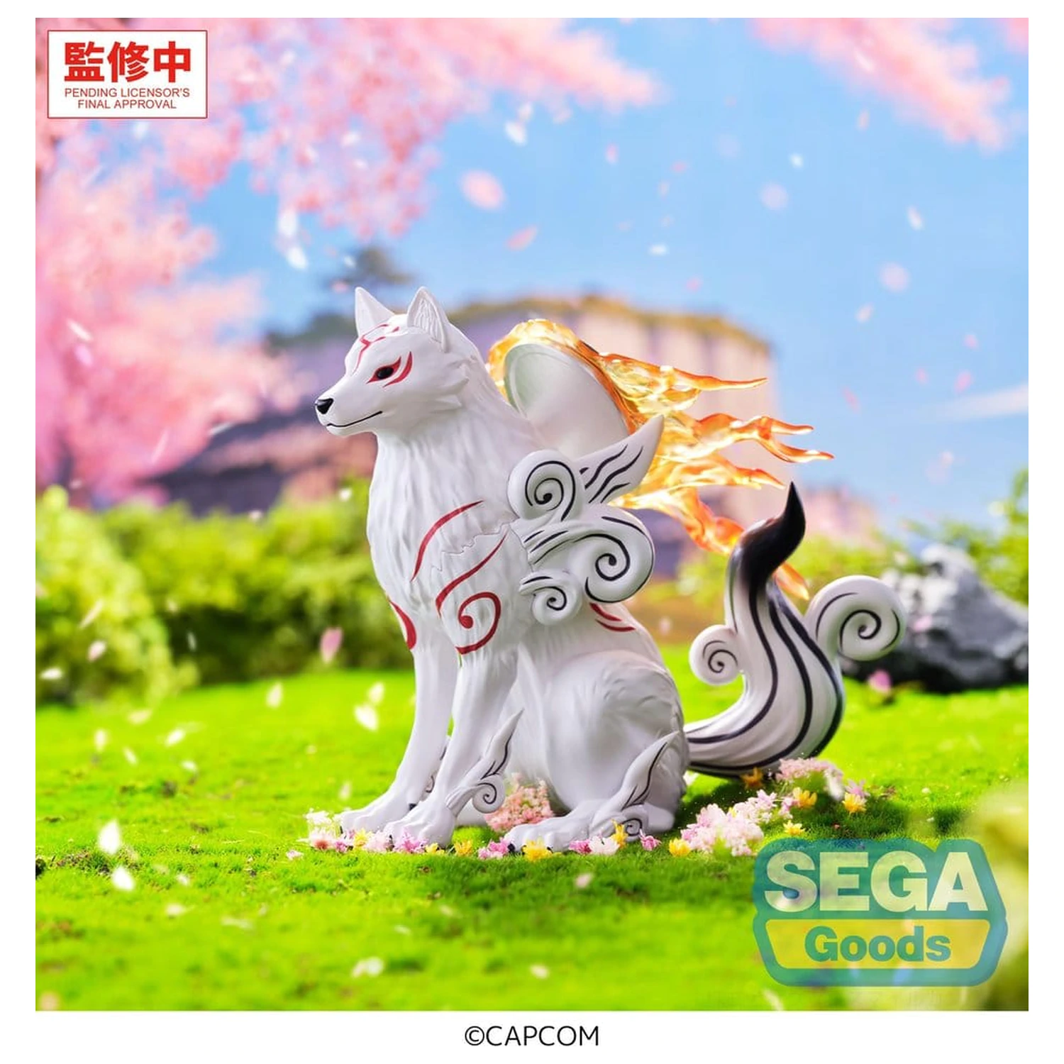 Okami High Premium Figure PVC figúrka Amaterasu 14 cm produktová fotografia