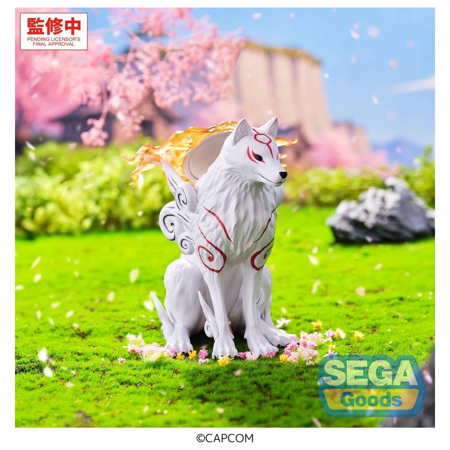 Okami High Premium Figure PVC figúrka Amaterasu 14 cm produktová fotografia