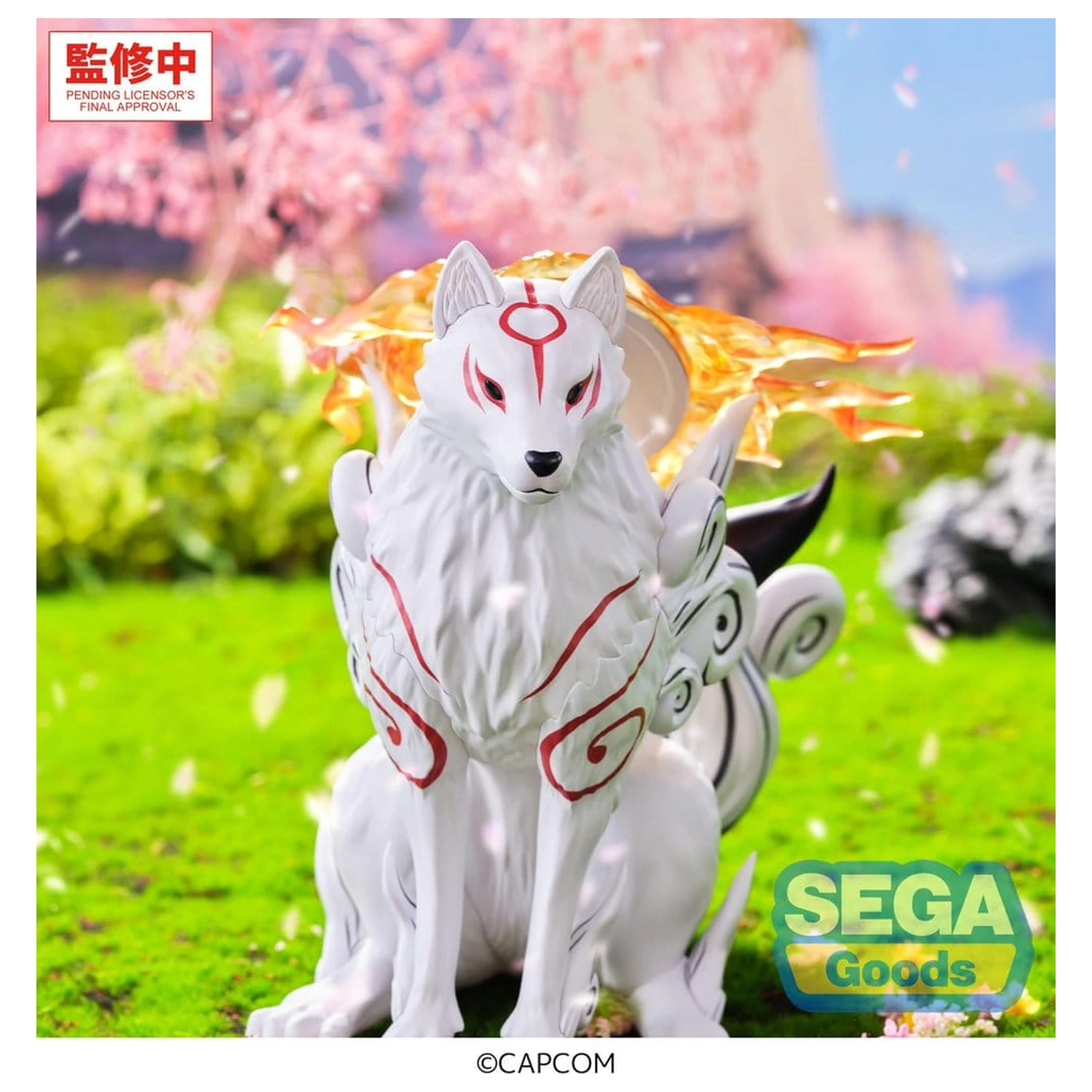 Okami High Premium Figure PVC figúrka Amaterasu 14 cm produktová fotografia