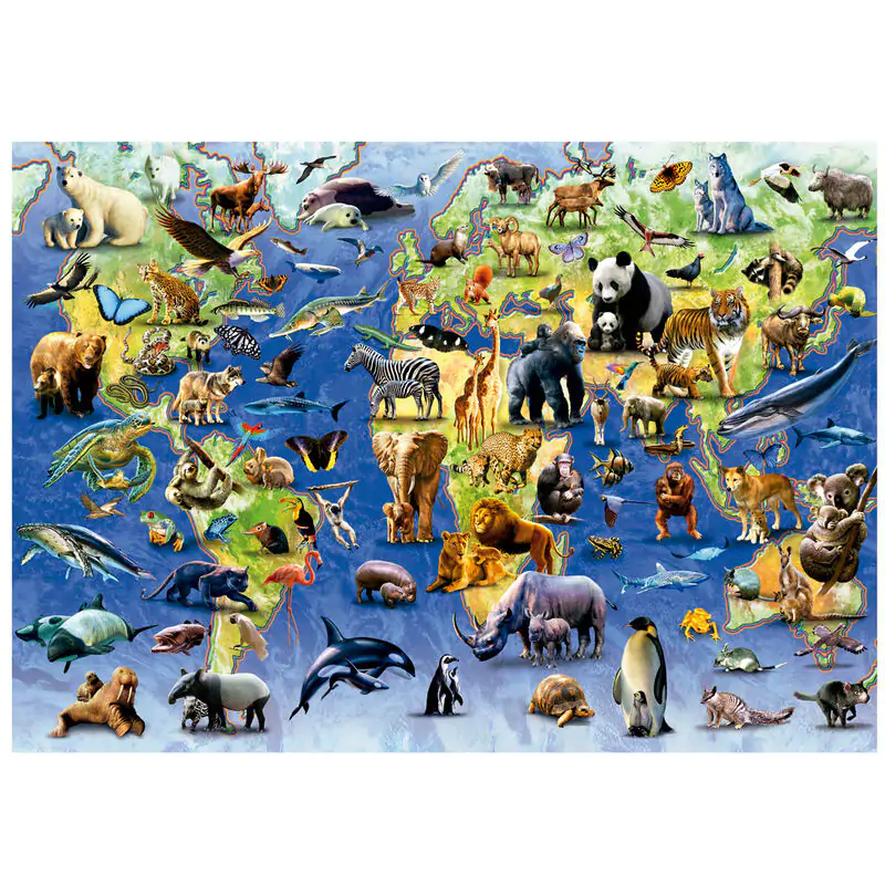 Puzzle Sto Ohrozených Druhov 500ks produktová fotografia
