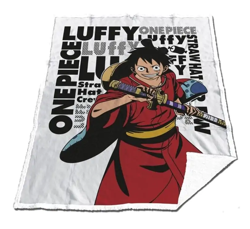 ONE PIECE Sherpa deka 130x170cm Luffy &quot;Wano&quot; termékfotó