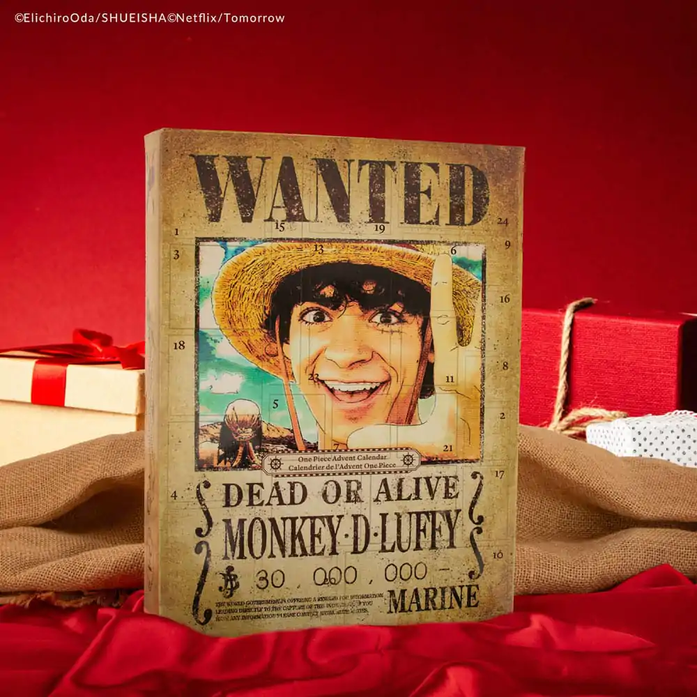 One Piece Adventný kalendár 2025 produktová fotografia