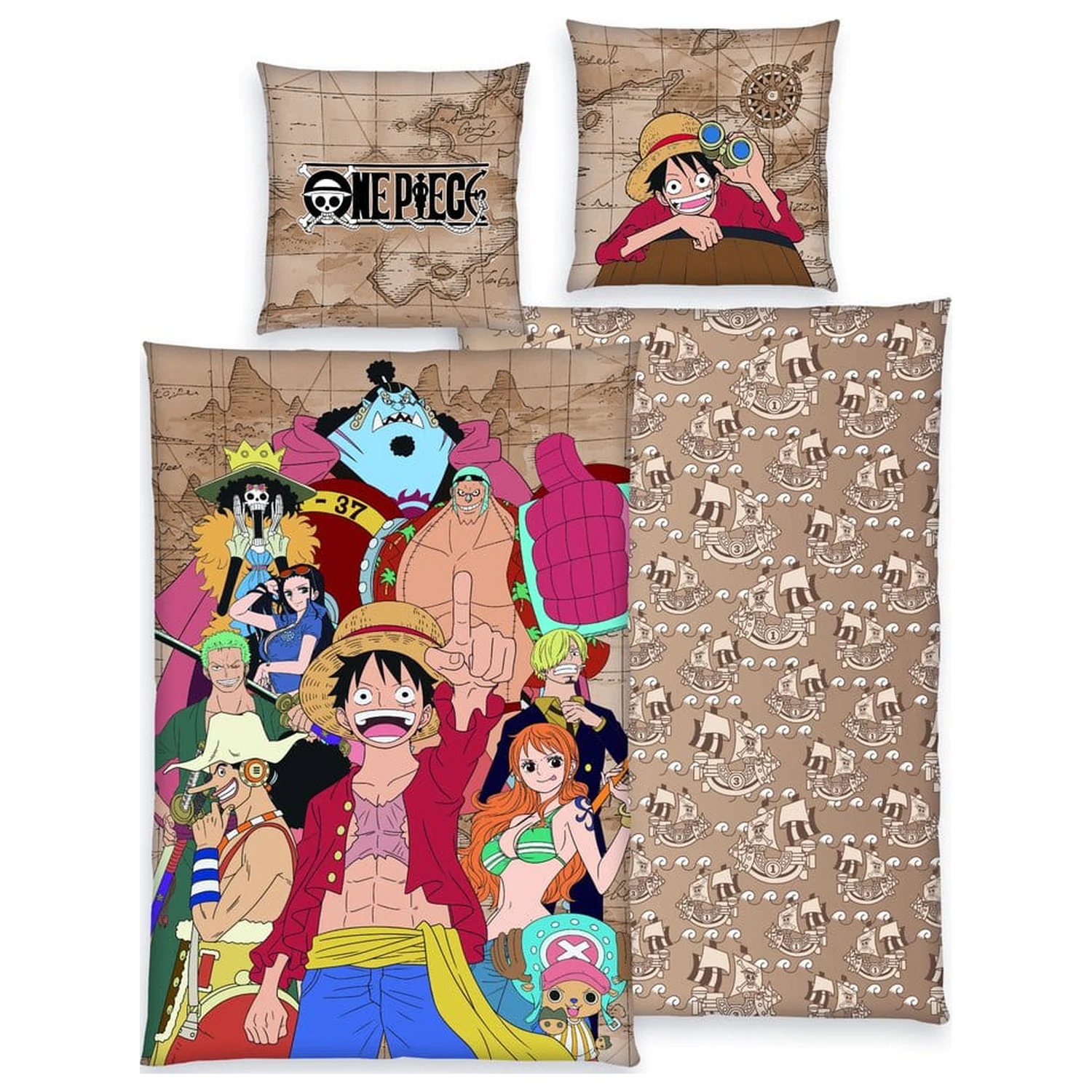 One Piece posteľná bielizeň One Piece Crew 135 x 200 cm produktová fotografia