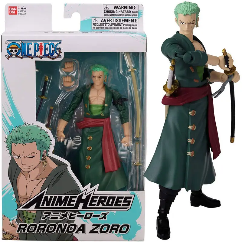 One Piece Anime Heroes Monkey Roronoa Zoro figúrka 17 cm produktová fotografia