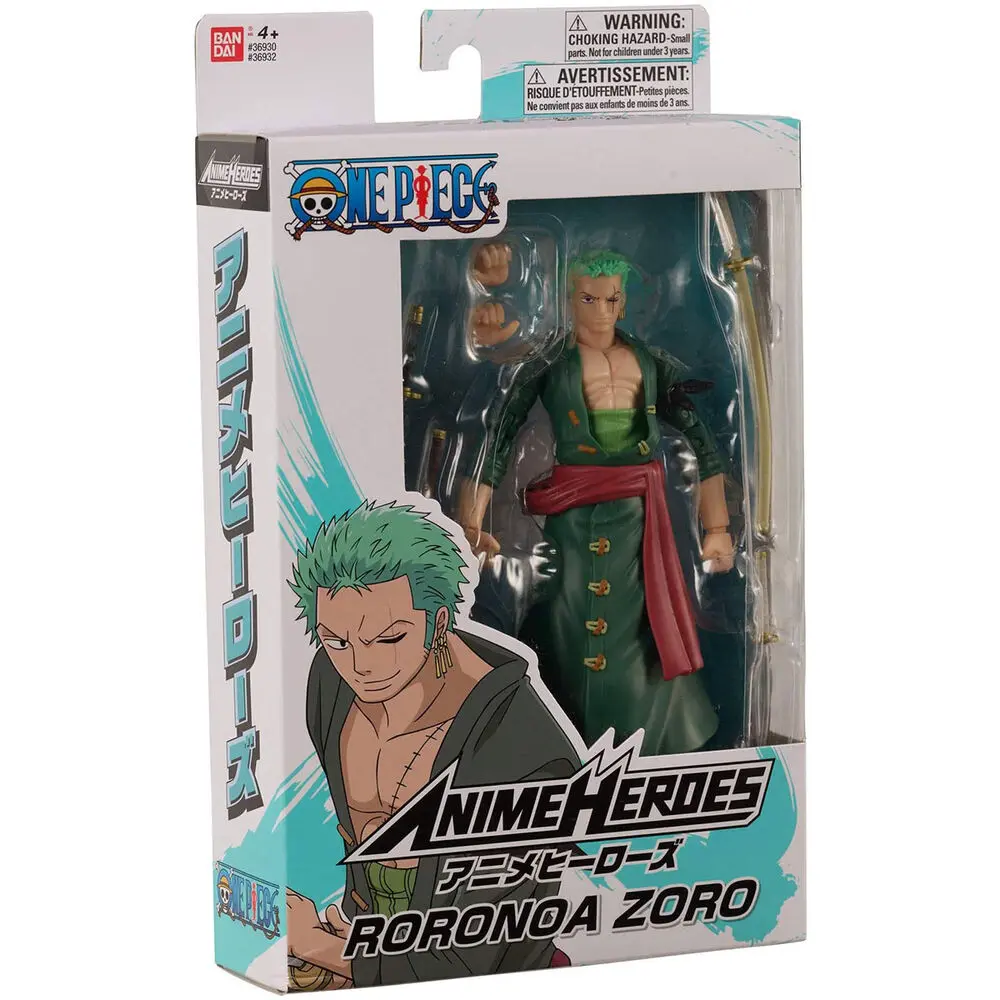 One Piece Anime Heroes Monkey Roronoa Zoro figúrka 17 cm produktová fotografia