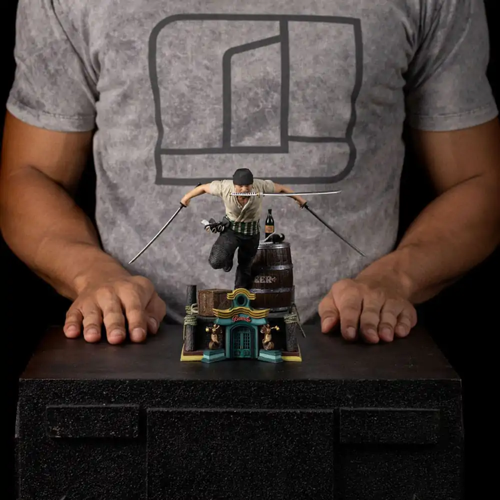 One Piece Art Scale Socha 1/10 Zoro 19 cm produktová fotografia