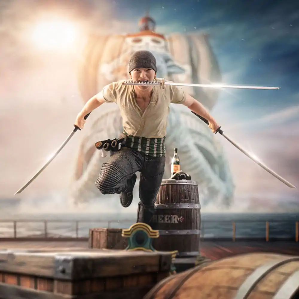 One Piece Art Scale Socha 1/10 Zoro 19 cm produktová fotografia