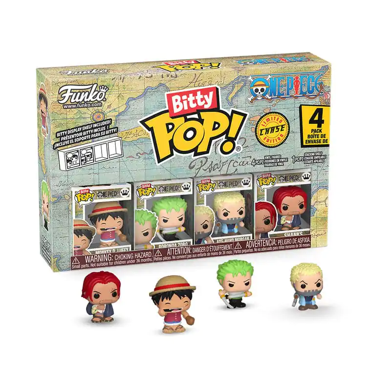 One Piece Bitty Funko POP! Vinylová figúrka 4-balenie Luffy produktová fotografia