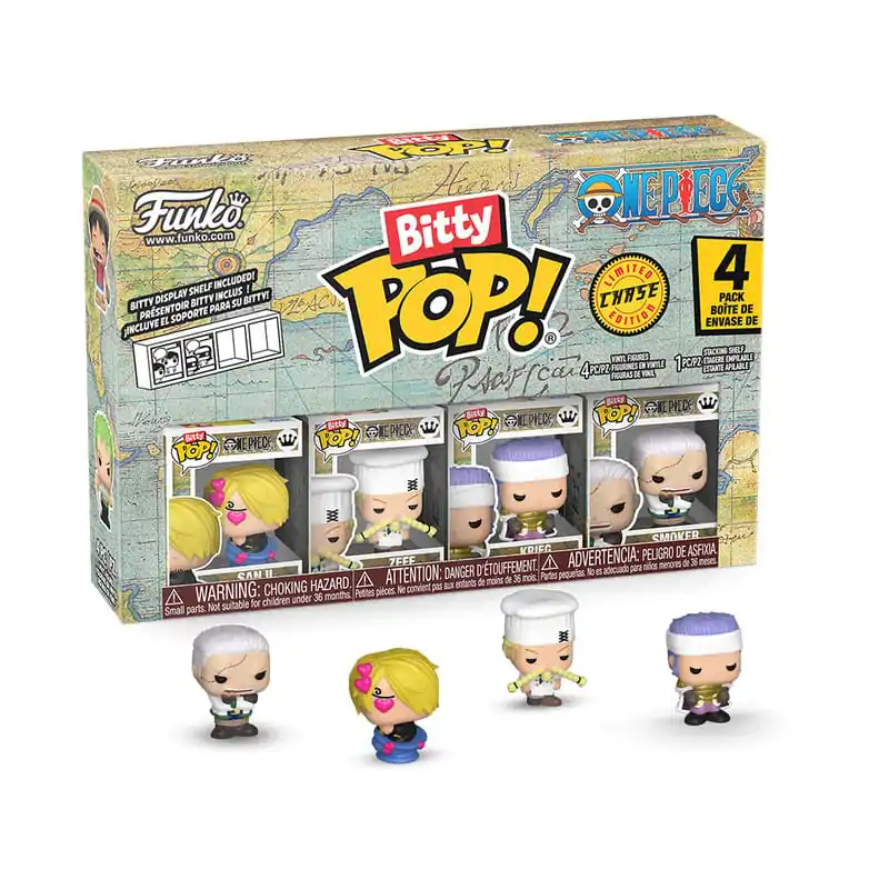 One Piece Bitty Funko POP! Vinyl figurka 4-balenie Sanji produktová fotografia