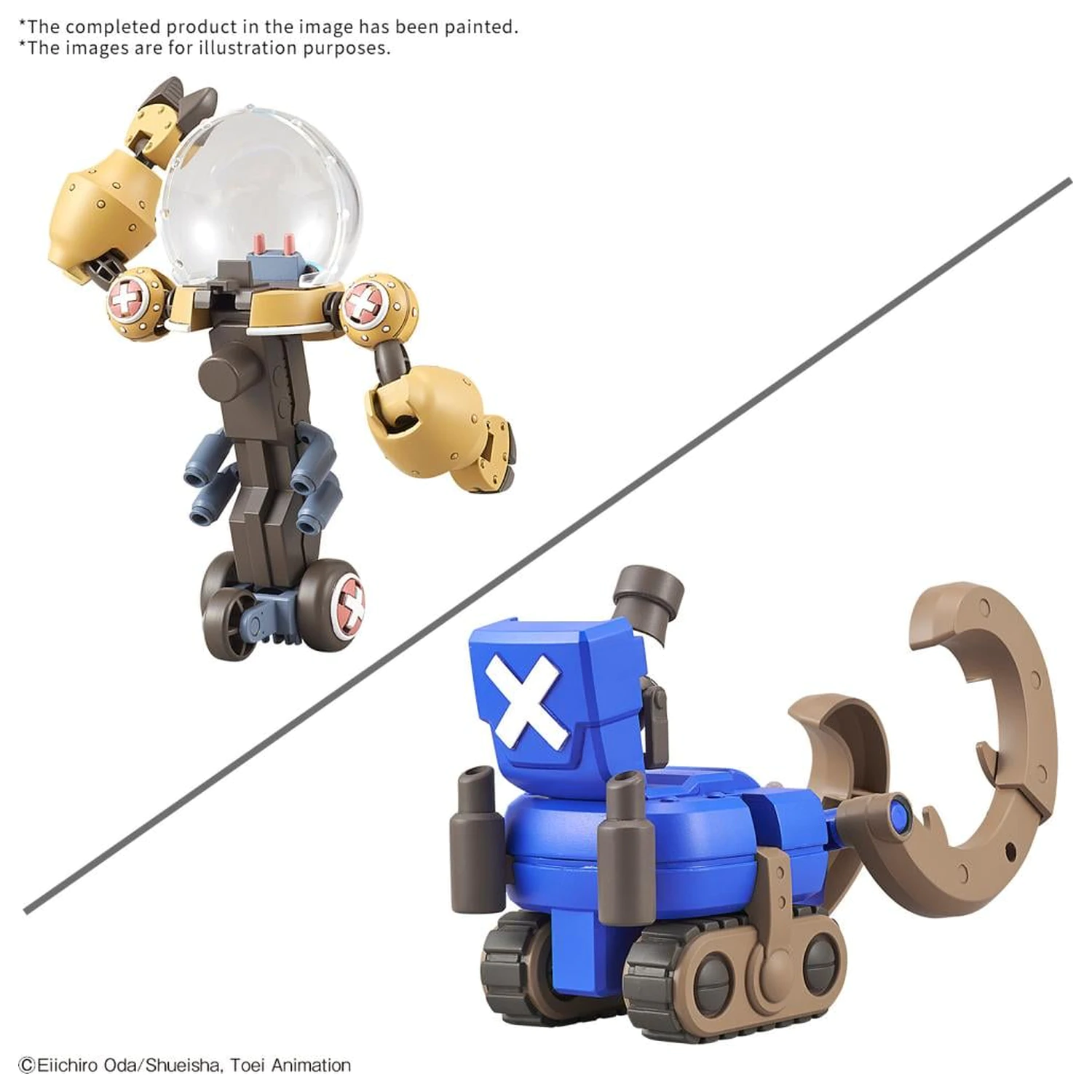 One Piece: Chopper Robo Super 2&3 Heavy Armor & Horn Dozer - Modelová súprava produktová fotografia