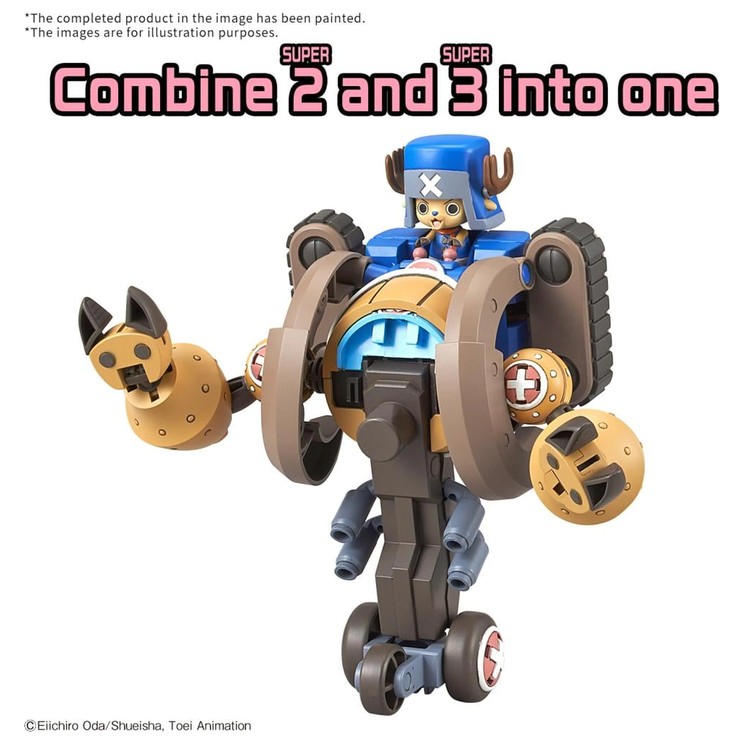 One Piece: Chopper Robo Super 2&3 Heavy Armor & Horn Dozer - Modelová súprava produktová fotografia