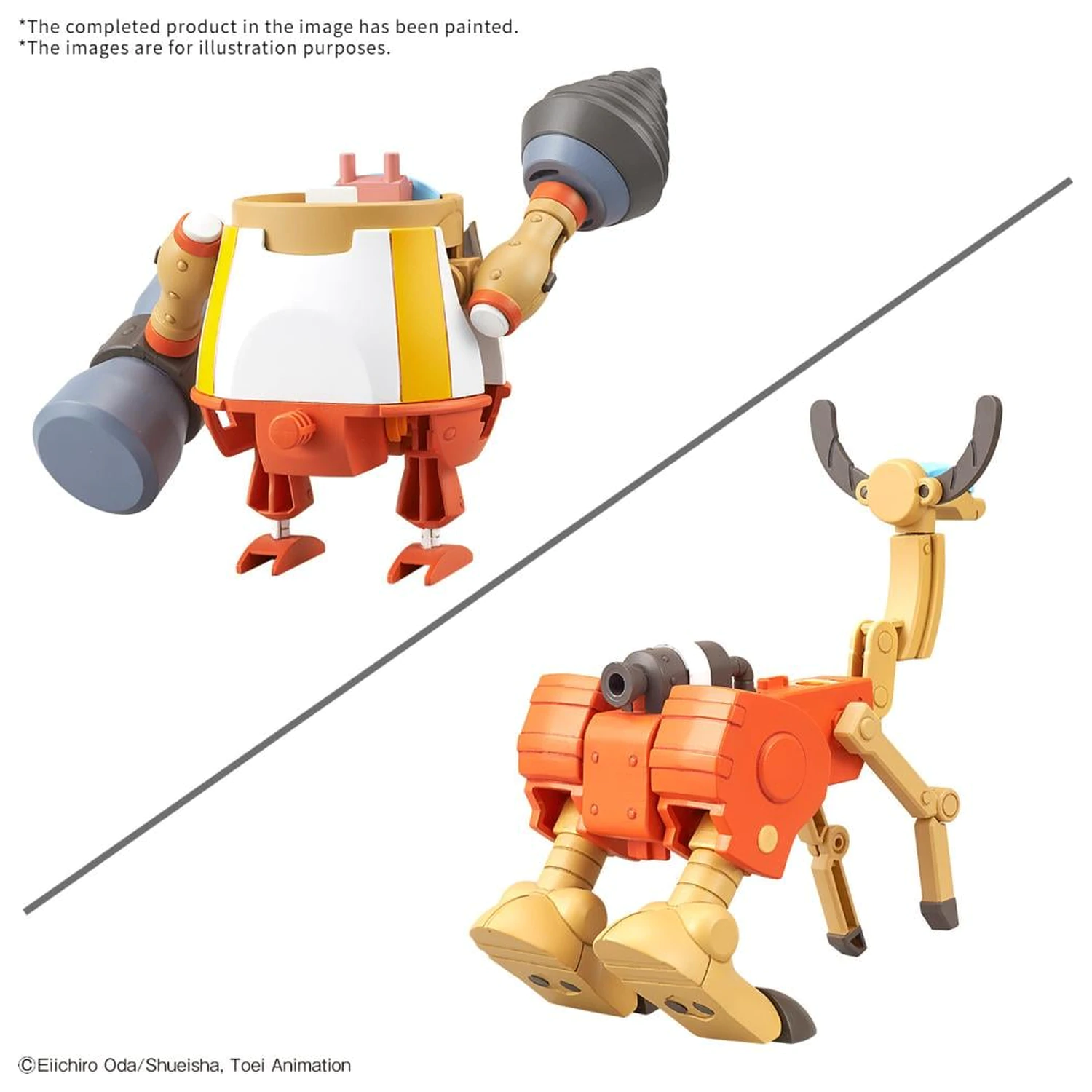 One Piece Chopper Robo Supper 4&5 Kung Fu...& Walk Hopper Model Kit produktová fotografia