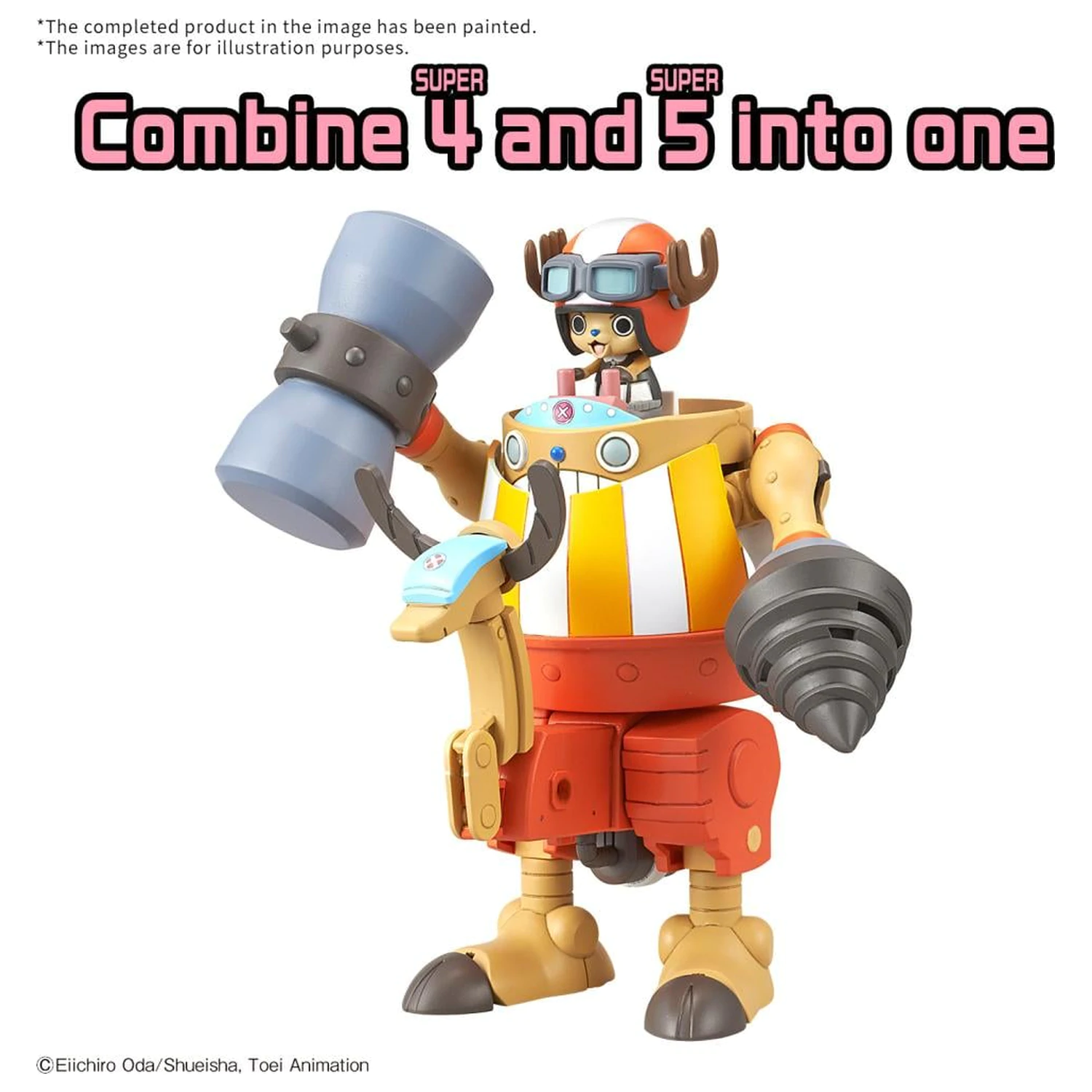 One Piece Chopper Robo Supper 4&5 Kung Fu...& Walk Hopper Model Kit produktová fotografia