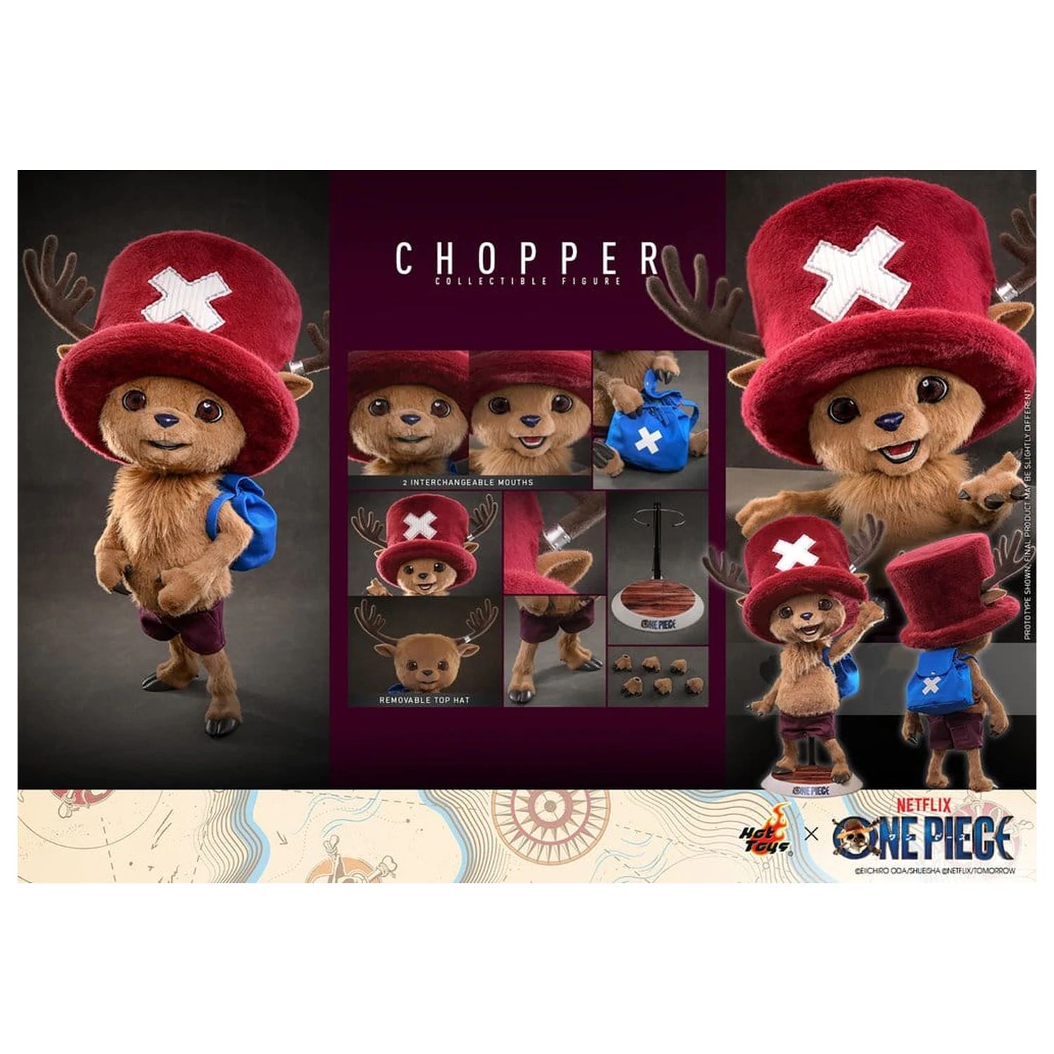 One Piece zberateľská figúrka Action Figure Chopper 49 cm produktová fotografia
