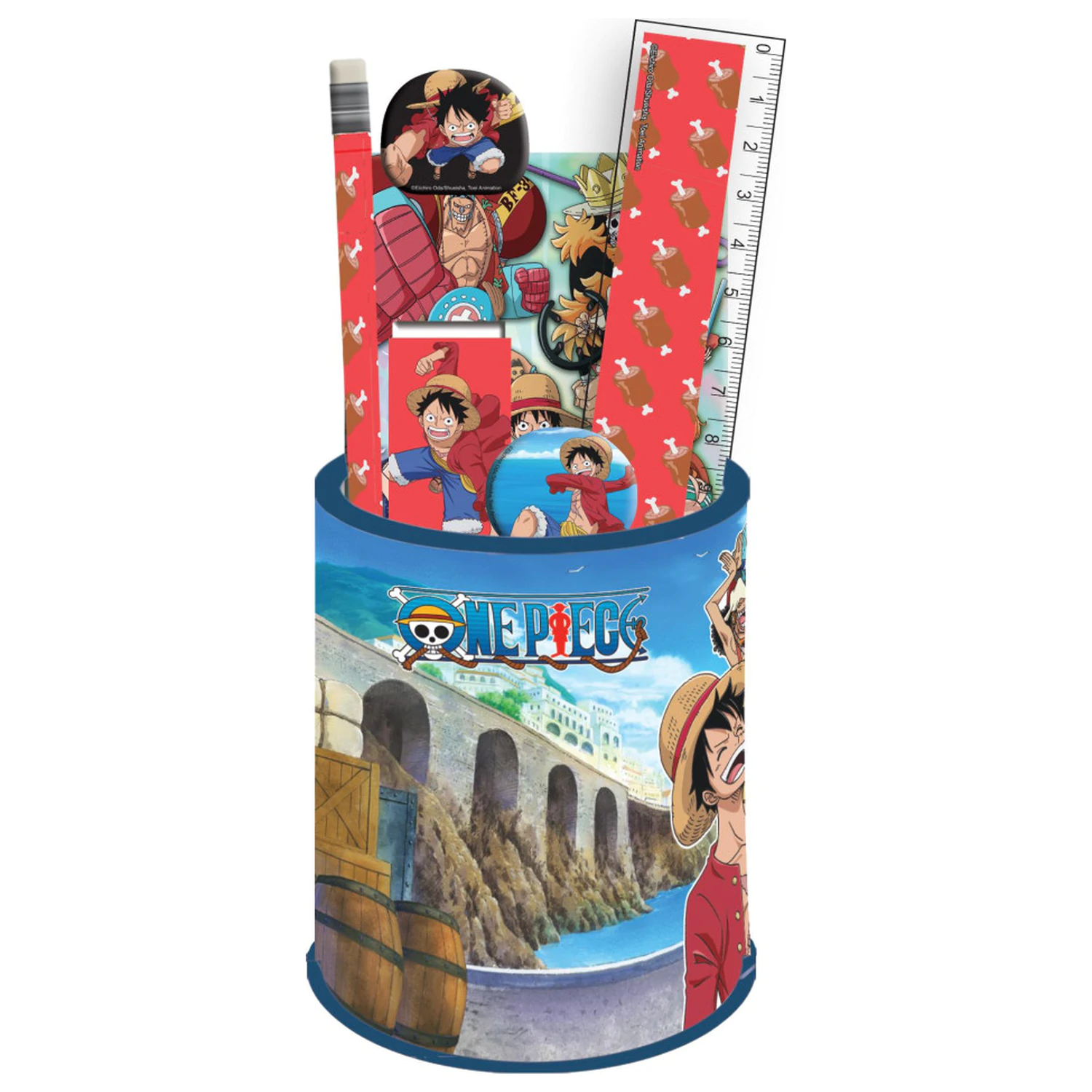 One Piece Crew súprava písacích potrieb, 7 ks produktová fotografia