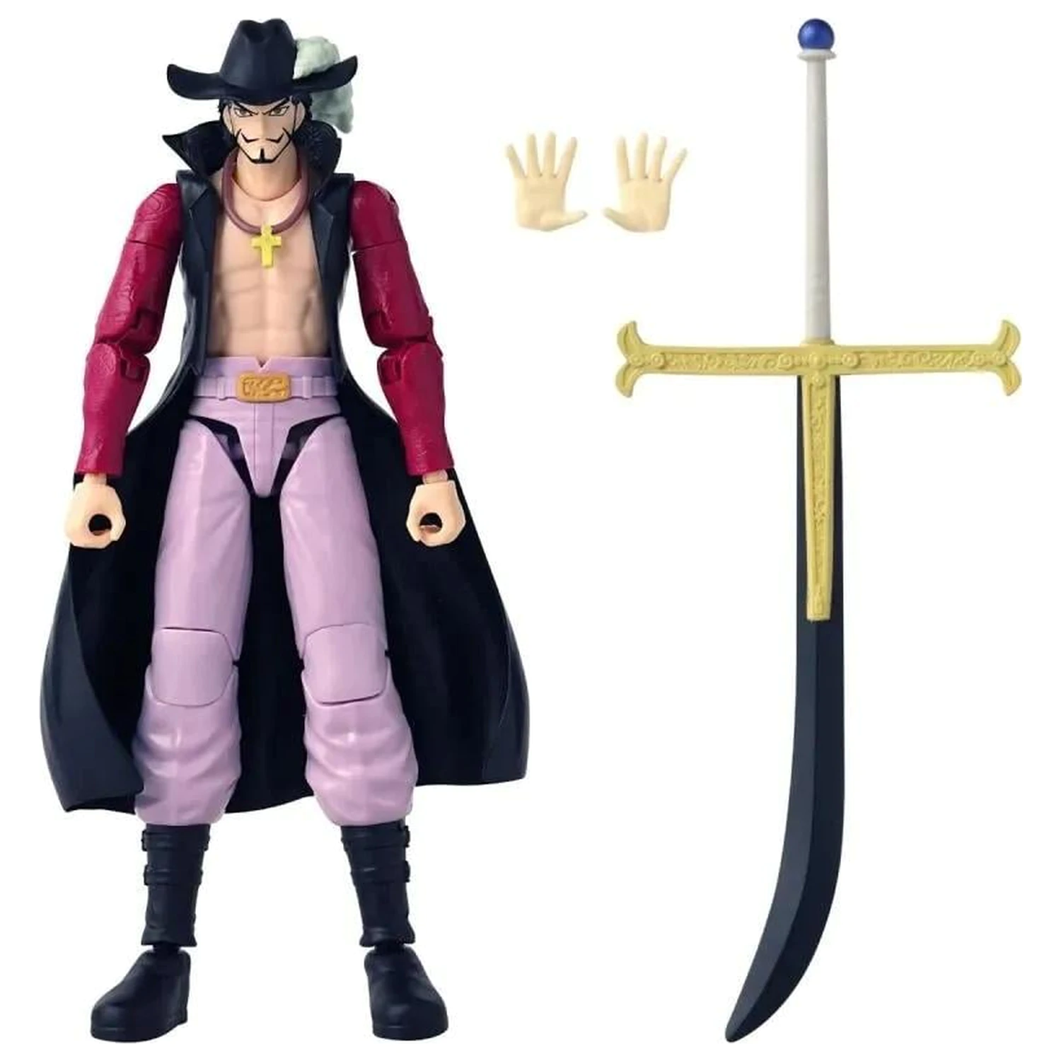 One Piece Dracule Mihawk Figúrka Anime Heroes 17 cm produktová fotografia