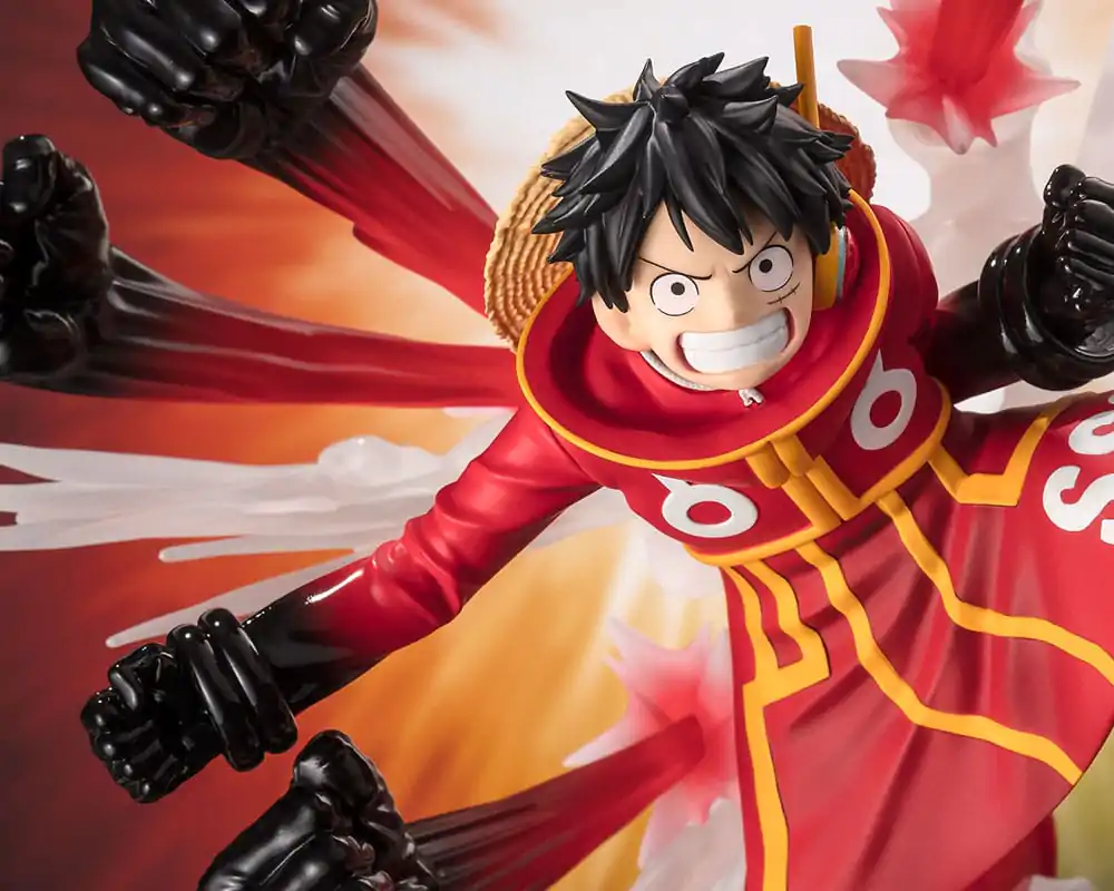 One Piece Figuarts ZERO Extra Battle PVC soška Monkey D. Luffy -Gum Gum Hawk Gatling- 19 cm termékfotó