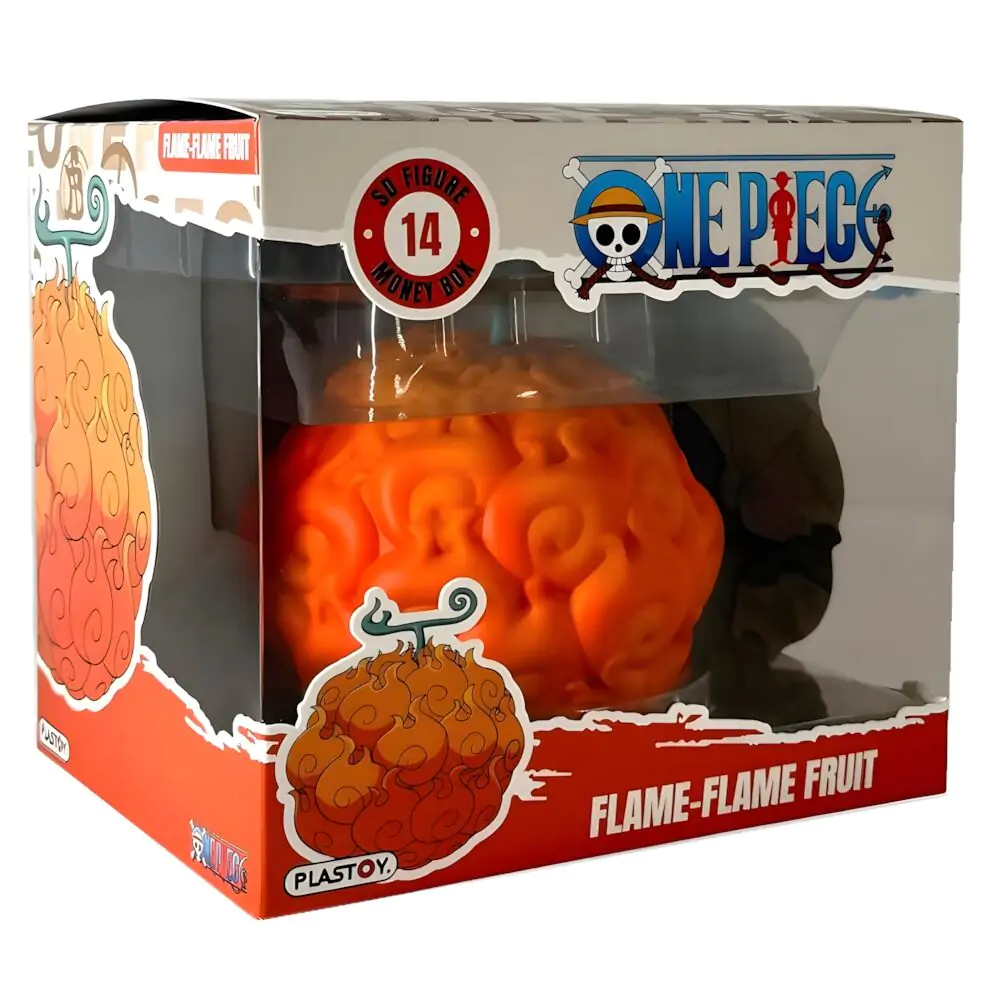One Piece Flame-Flame Fruit pokladnička figúrka 8cm produktová fotografia