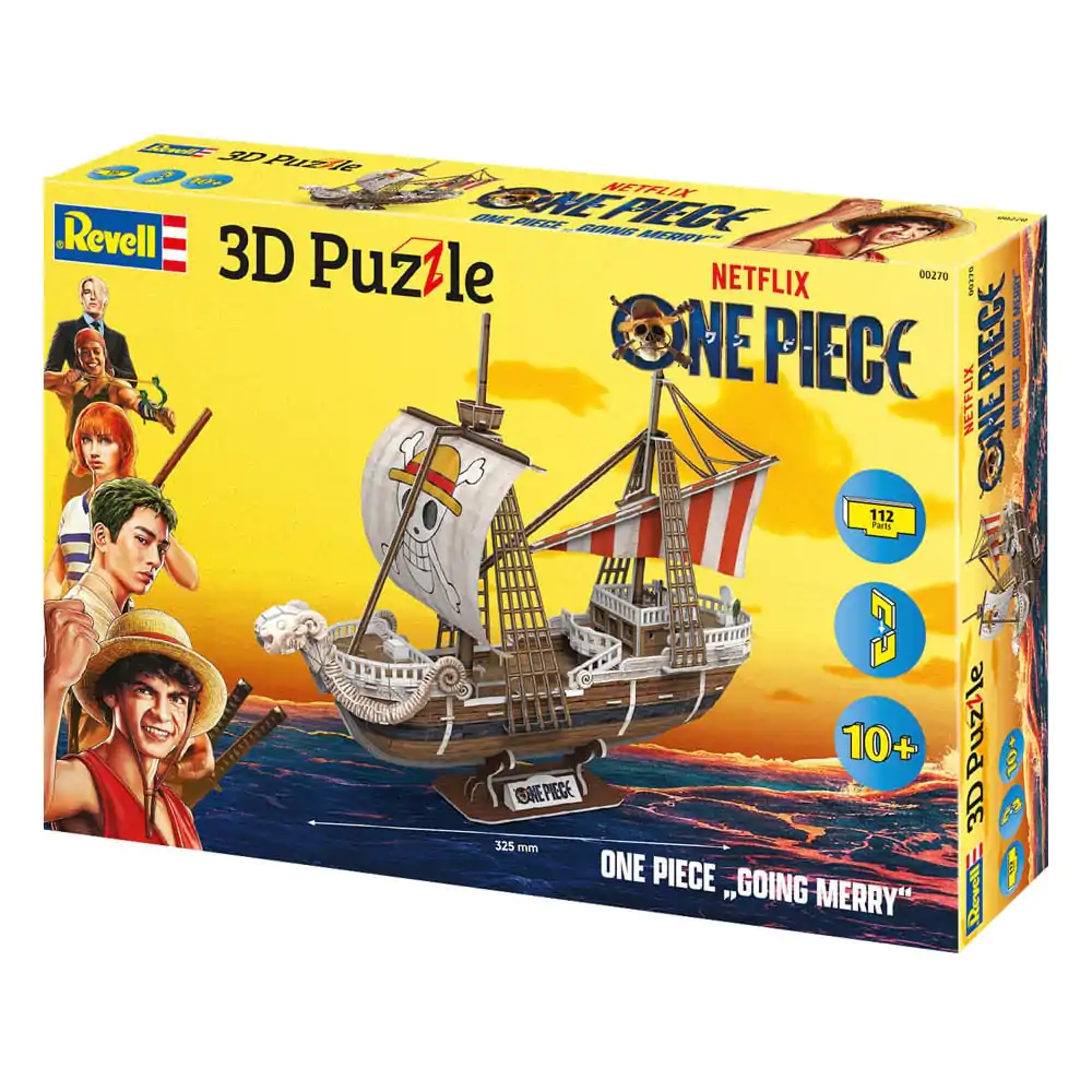 One Piece 3D puzzle Flying Lamb / Going Merry 32 cm produktová fotografia