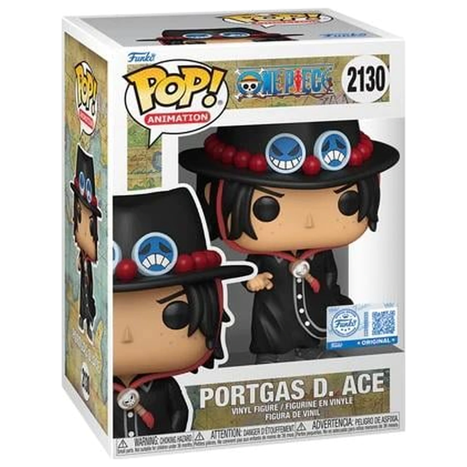 One Piece Funko POP figúrka Animation Portgas D. Ace Intro produktová fotografia