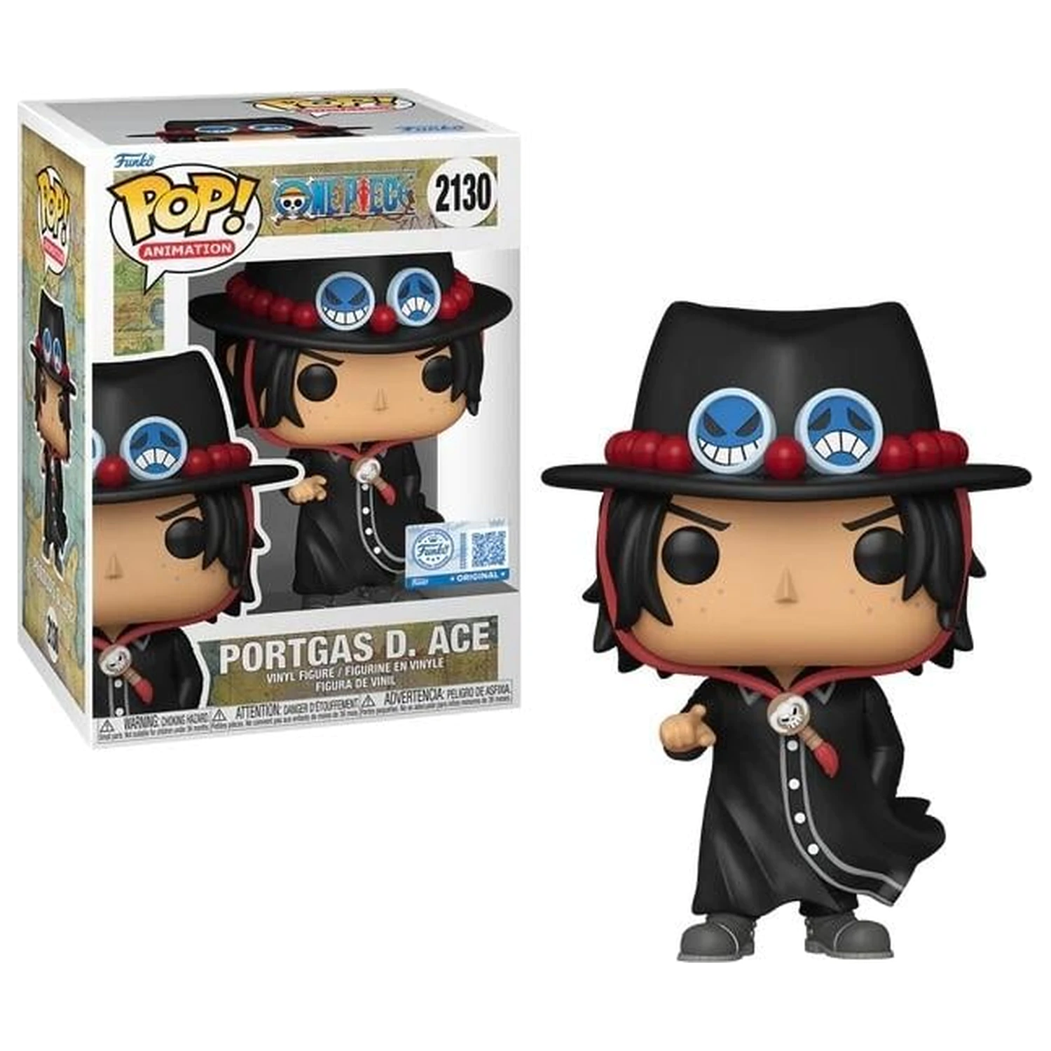 One Piece Funko POP figúrka Animation Portgas D. Ace Intro produktová fotografia