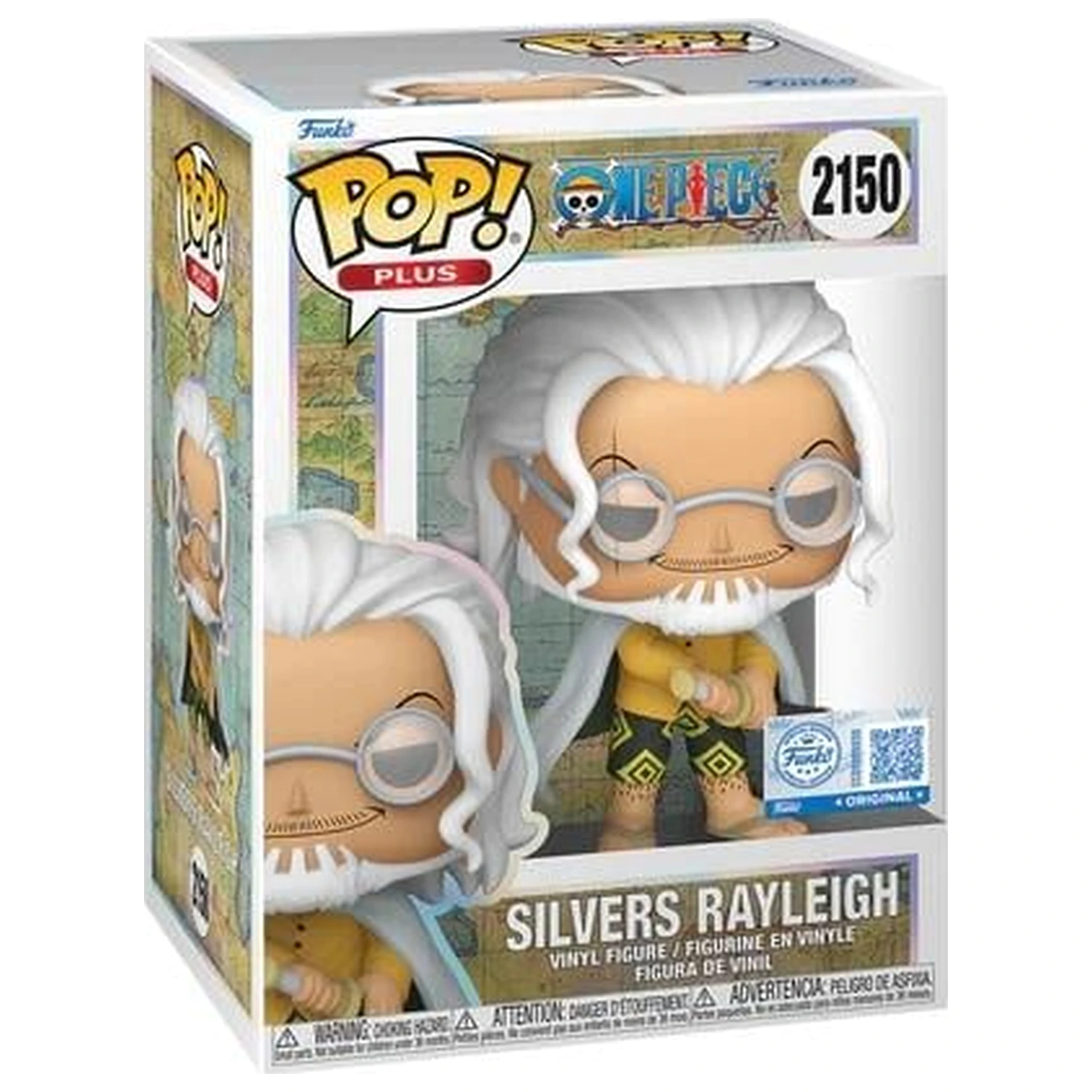 ONE PIECE Funko POP figúrka Animation Silvers Rayleigh produktová fotografia