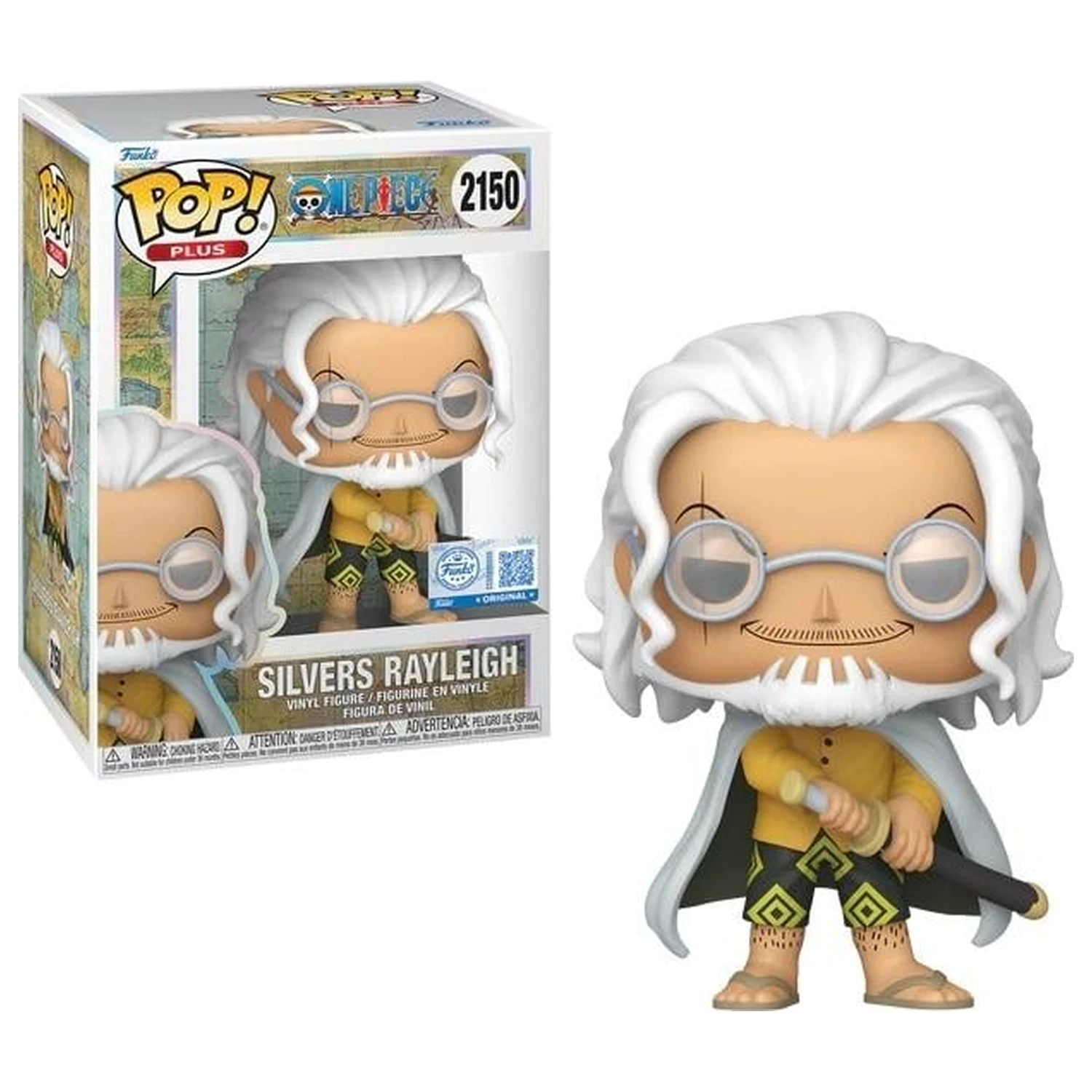 ONE PIECE Funko POP figúrka Animation Silvers Rayleigh produktová fotografia