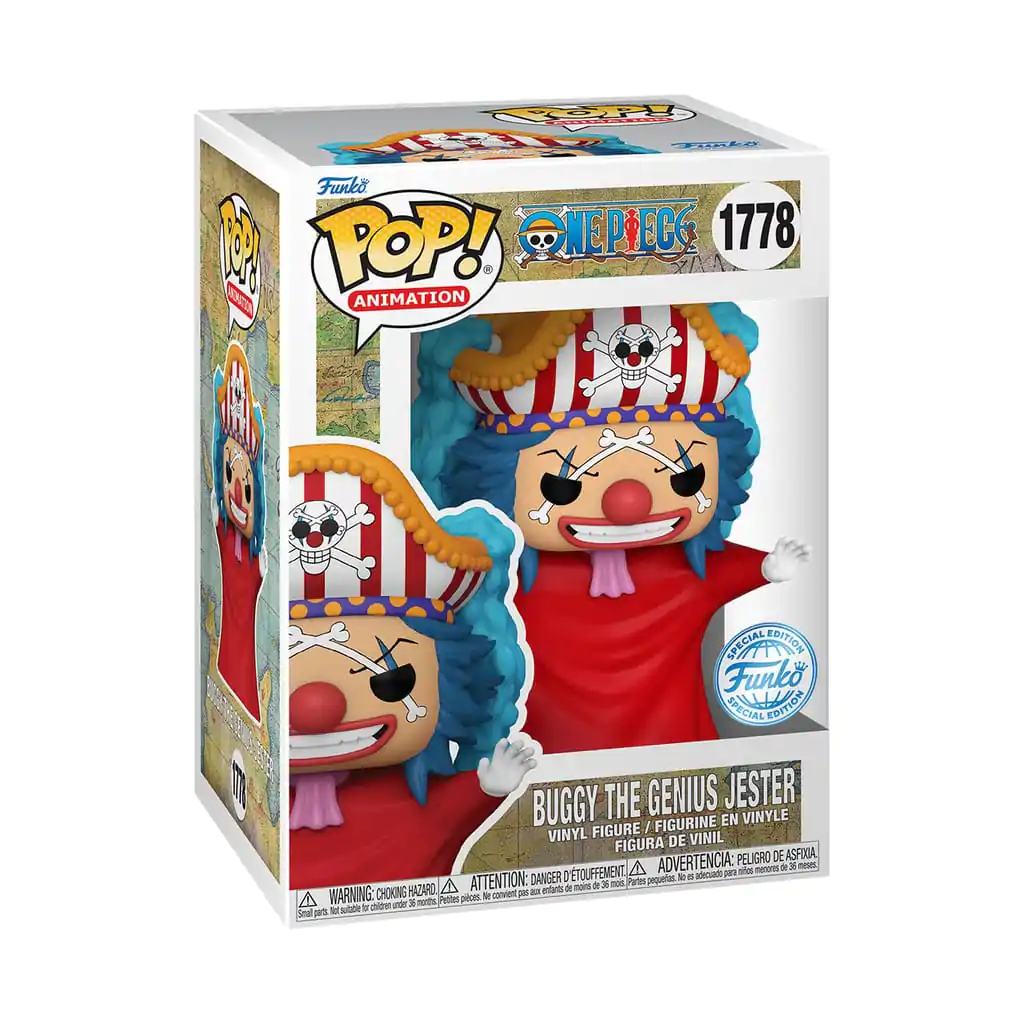 One Piece Funko POP! Movies Vinyl figúrka Buggy(Post Time-Skip) Exclusive 9 cm termékfotó