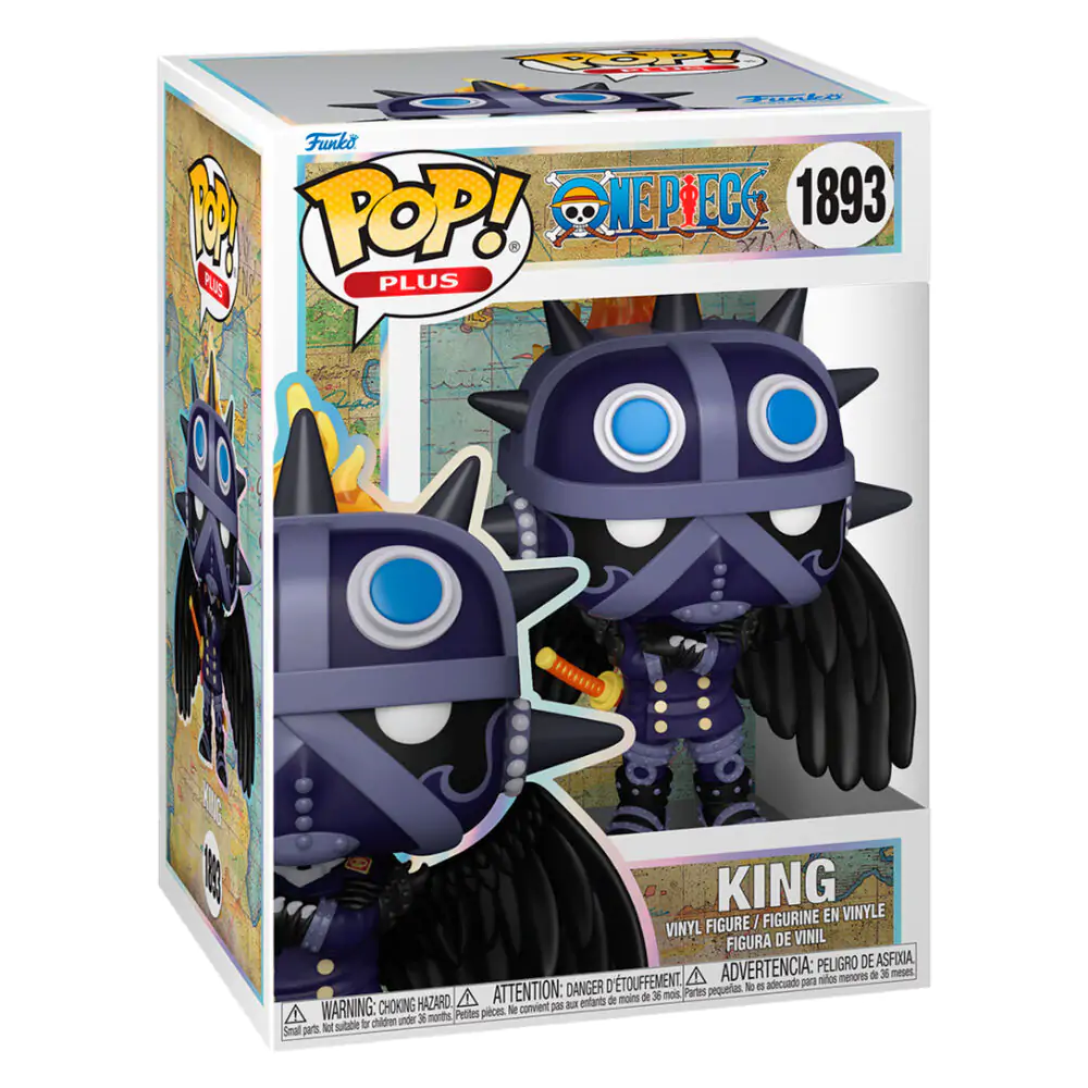 One Piece Funko POP! Plus Animation vinylová figúrka King 9 cm produktová fotografia