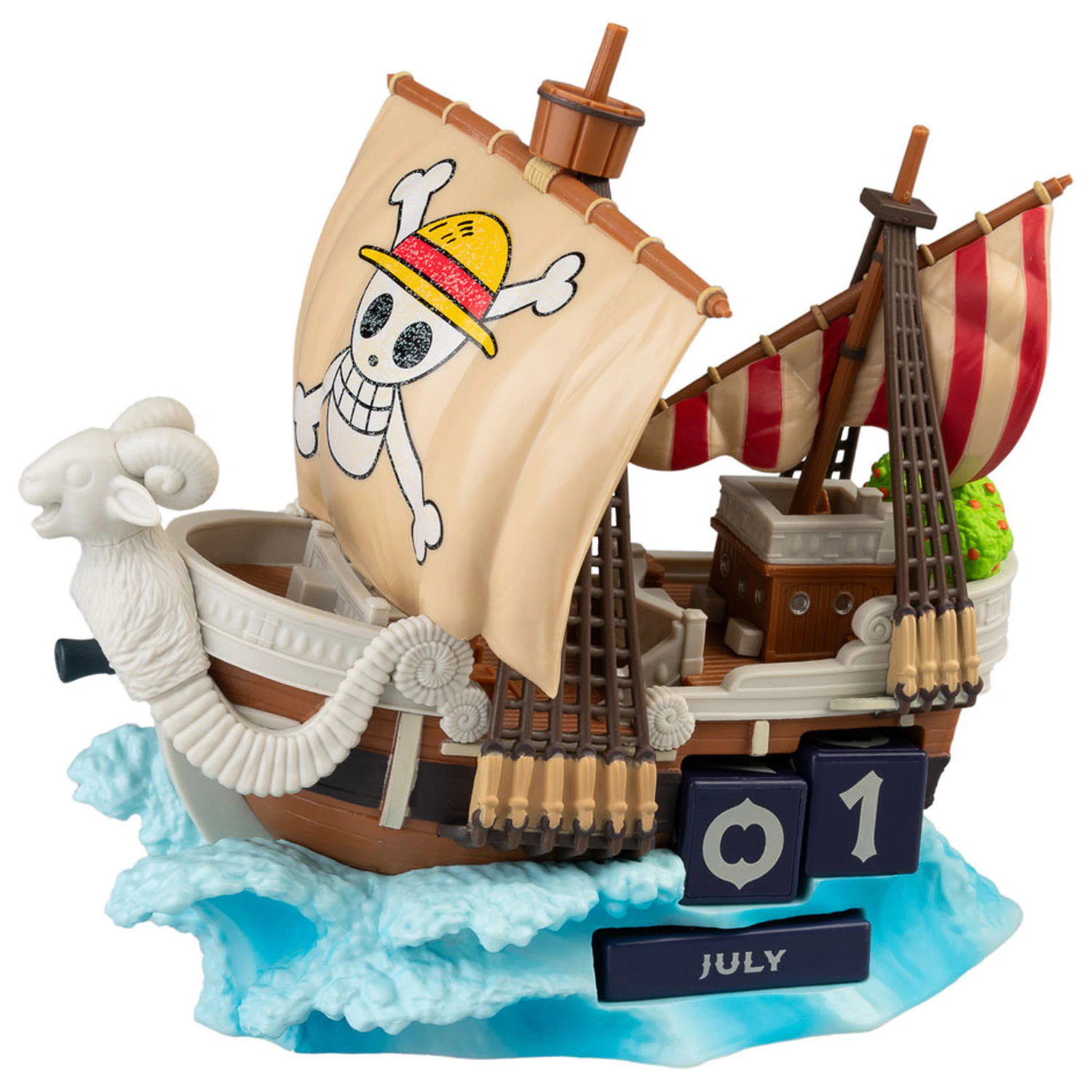 One Piece Going Merry 3D večný kalendár produktová fotografia