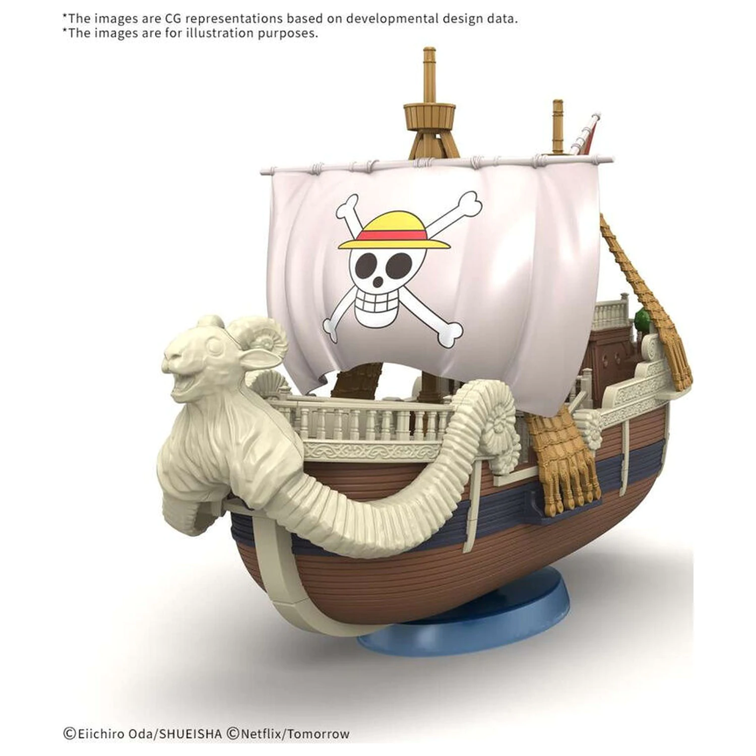 One Piece Grand Ship Collection Netflix Going Merry model stavebnica figúrka produktová fotografia