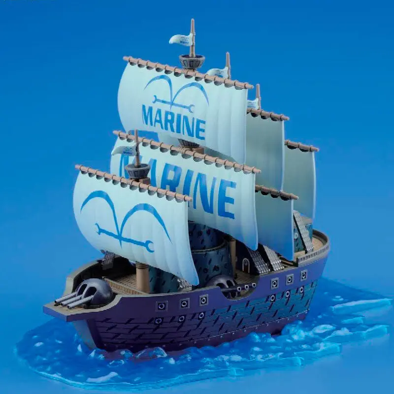 One Piece Grand Ship Collection Marine Ship Model Kit figurka 15 cm termékfotó