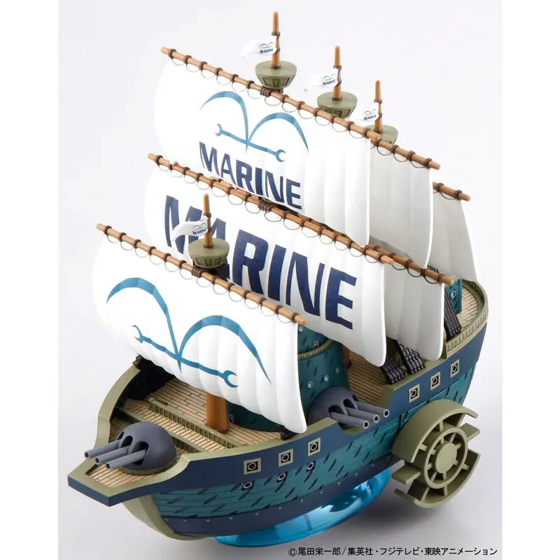 One Piece Grand Ship Collection Marine Ship Model Kit figurka 15 cm termékfotó