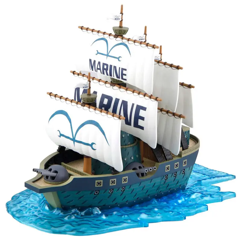 One Piece Grand Ship Collection Marine Ship Model Kit figurka 15 cm termékfotó