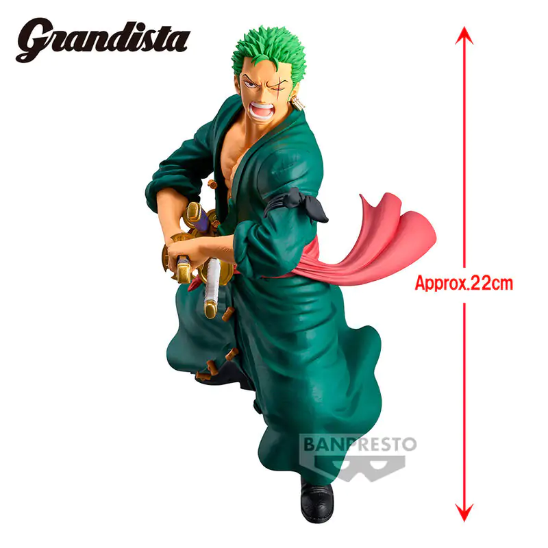 One Piece Grandista Roronoa Zoro figúrka 22 cm termékfotó