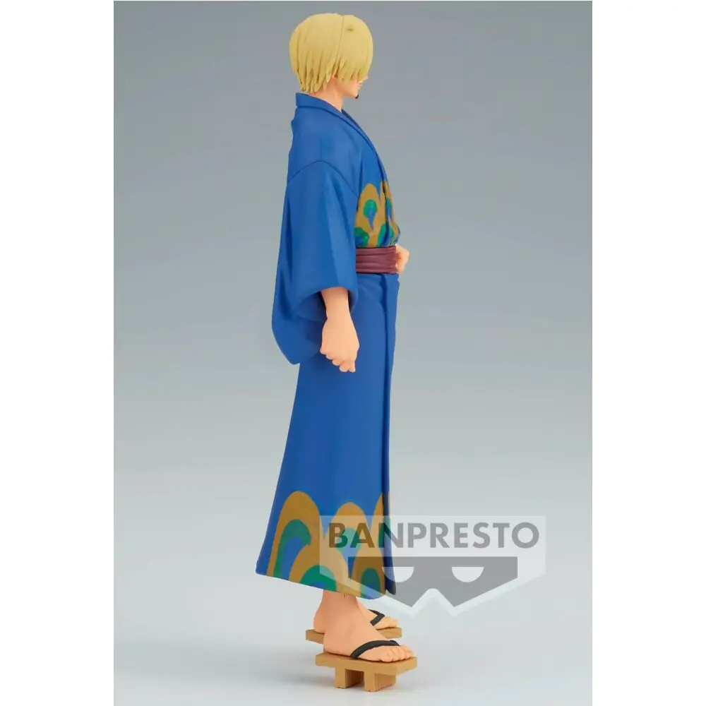 One Piece Grandline Series Wanokuni Yukata Silvers Sanji figúrka 17cm termékfotó