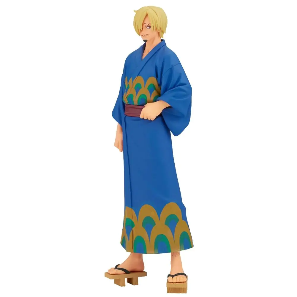 One Piece Grandline Series Wanokuni Yukata Silvers Sanji figúrka 17cm termékfotó