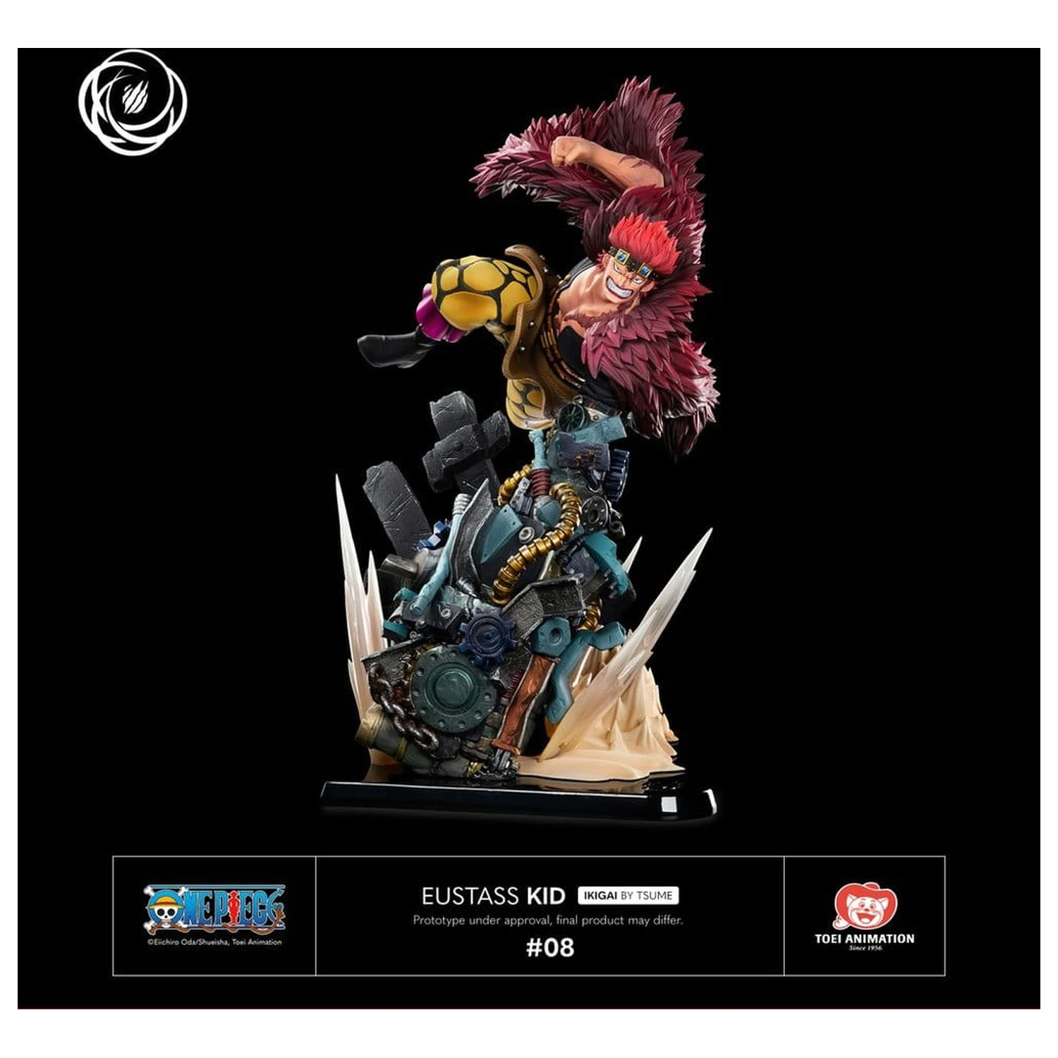 One Piece IKIGAI Figúrka 1/6 Eustass Kid produktová fotografia