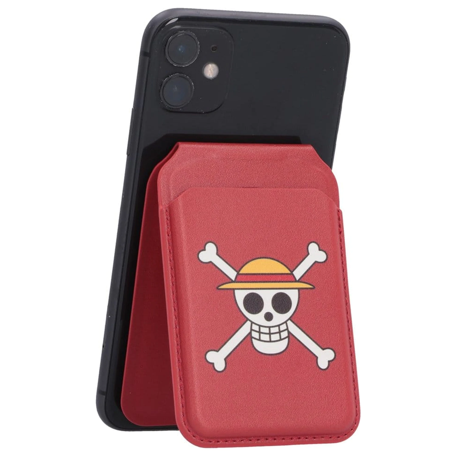 One Piece držiak na karty Luffy Jolly Roger (červený) 10 cm produktová fotografia