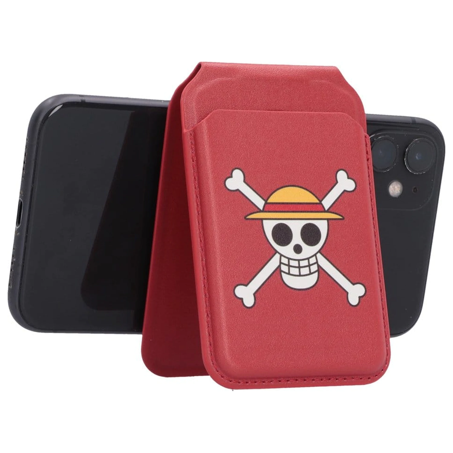 One Piece držiak na karty Luffy Jolly Roger (červený) 10 cm produktová fotografia