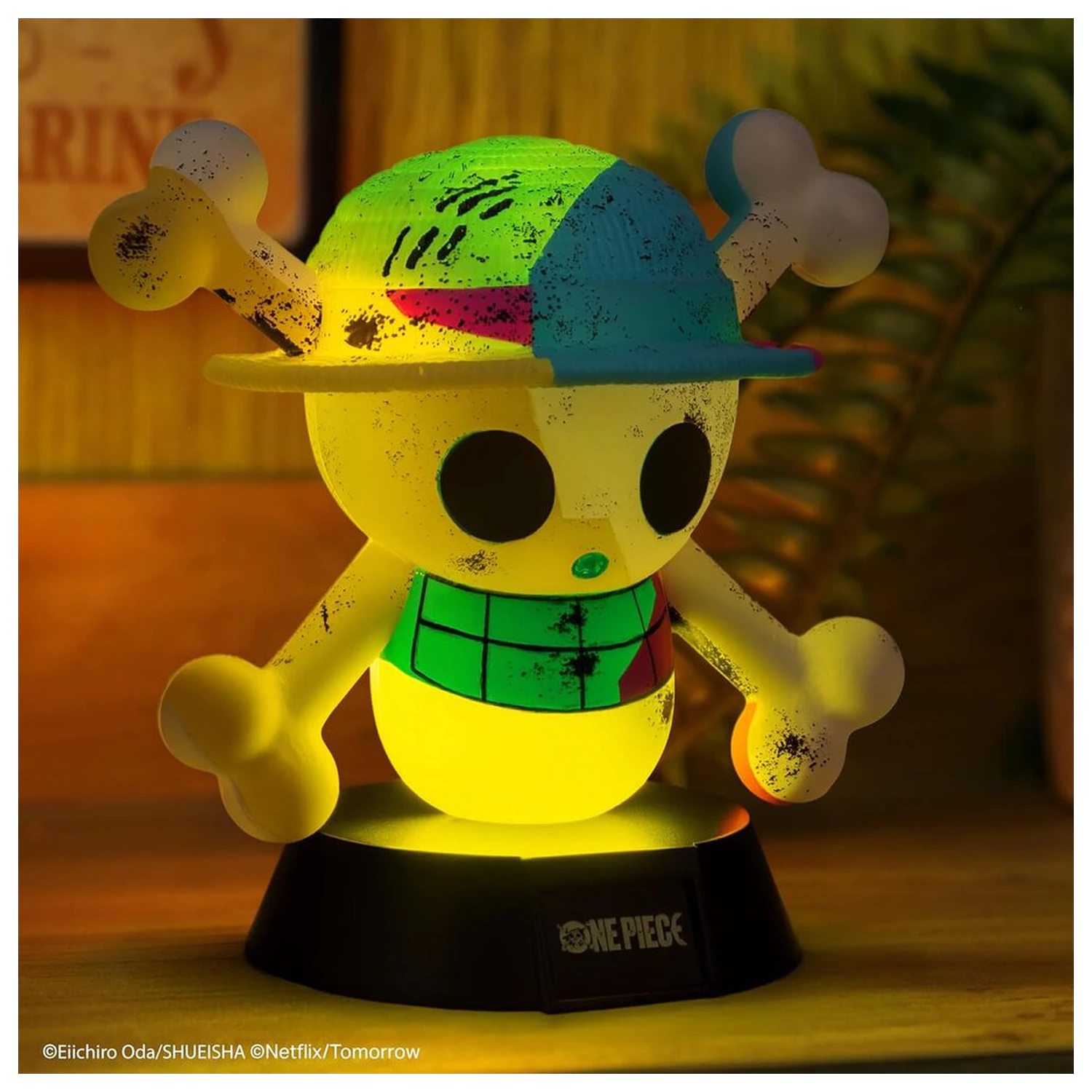 One Piece Jolly Roger Icon lampa produktová fotografia