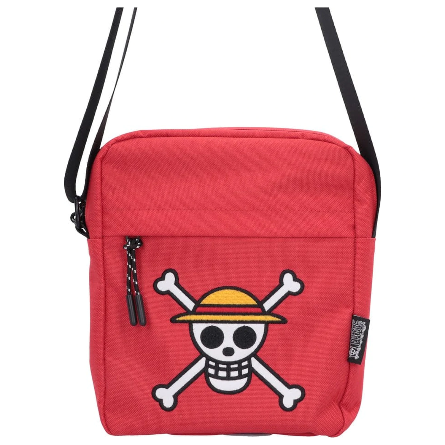 One Piece Crossbody taška Luffy Jolly Roger (Red) 23 cm produktová fotografia