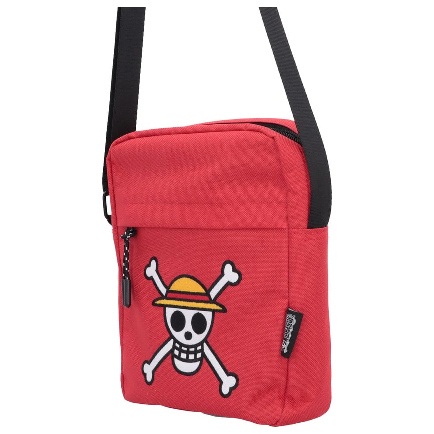 One Piece Crossbody taška Luffy Jolly Roger (Red) 23 cm produktová fotografia