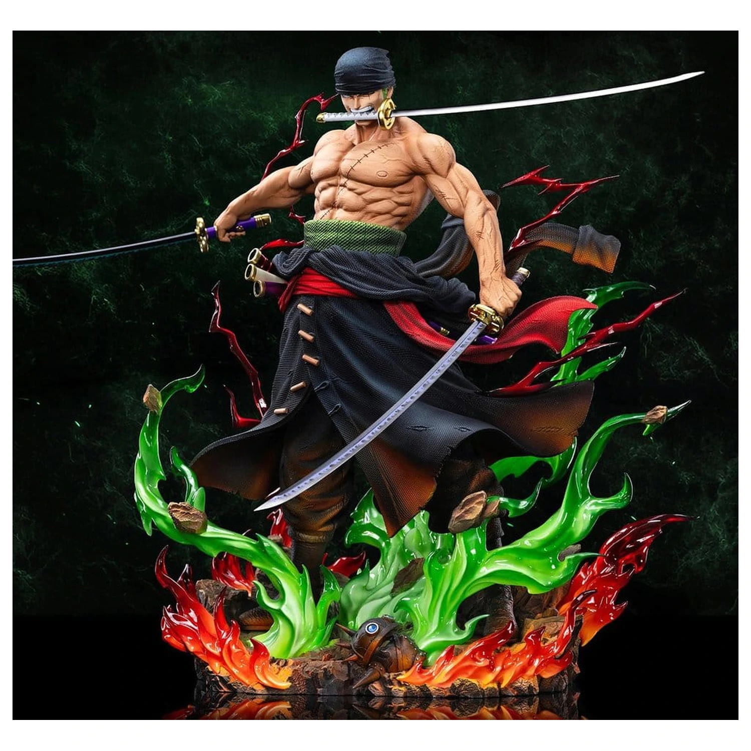 One Piece Legendary Straw Hat Crew Series Socha Roronoa Zoro (Premium Version) 34 cm produktová fotografia