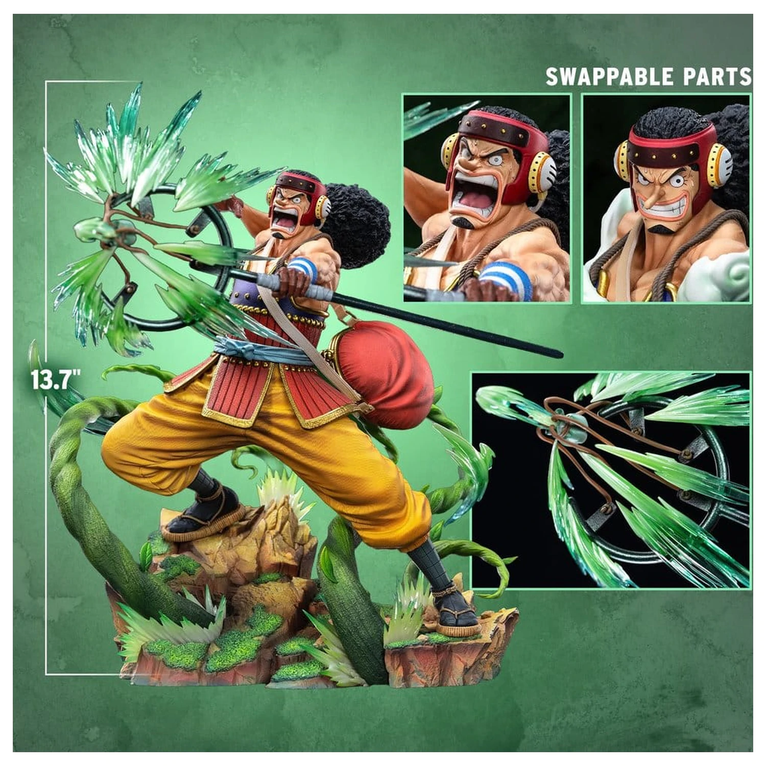 One Piece Legendary Straw Hat Crew Series Statue Usopp (Premium Version) 35 cm produktová fotografia