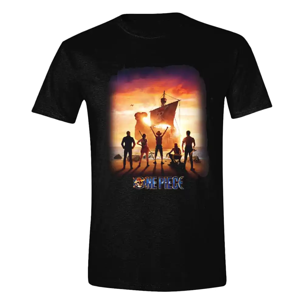 One Piece Live Action tričko Sunset plagát produktová fotografia