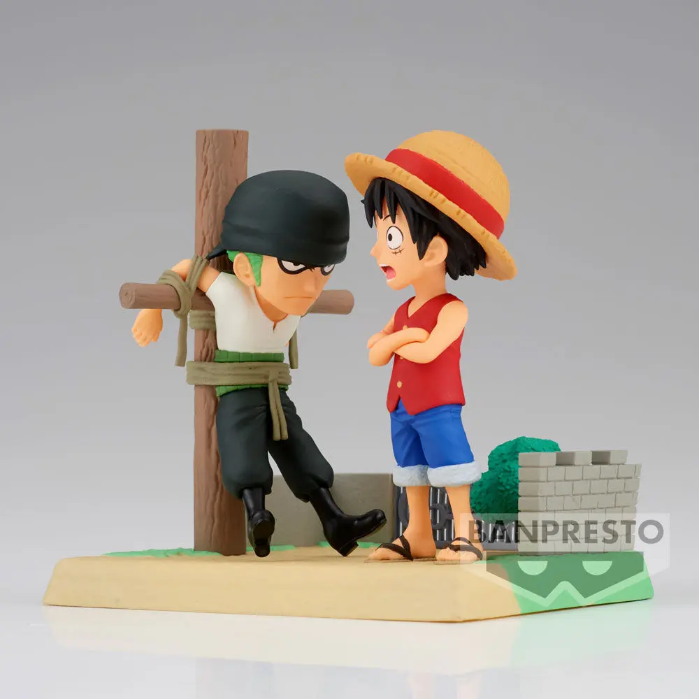 One Piece Log Stories figurka Monkey D Luffy & Roronoa Zoro 7 cm termékfotó